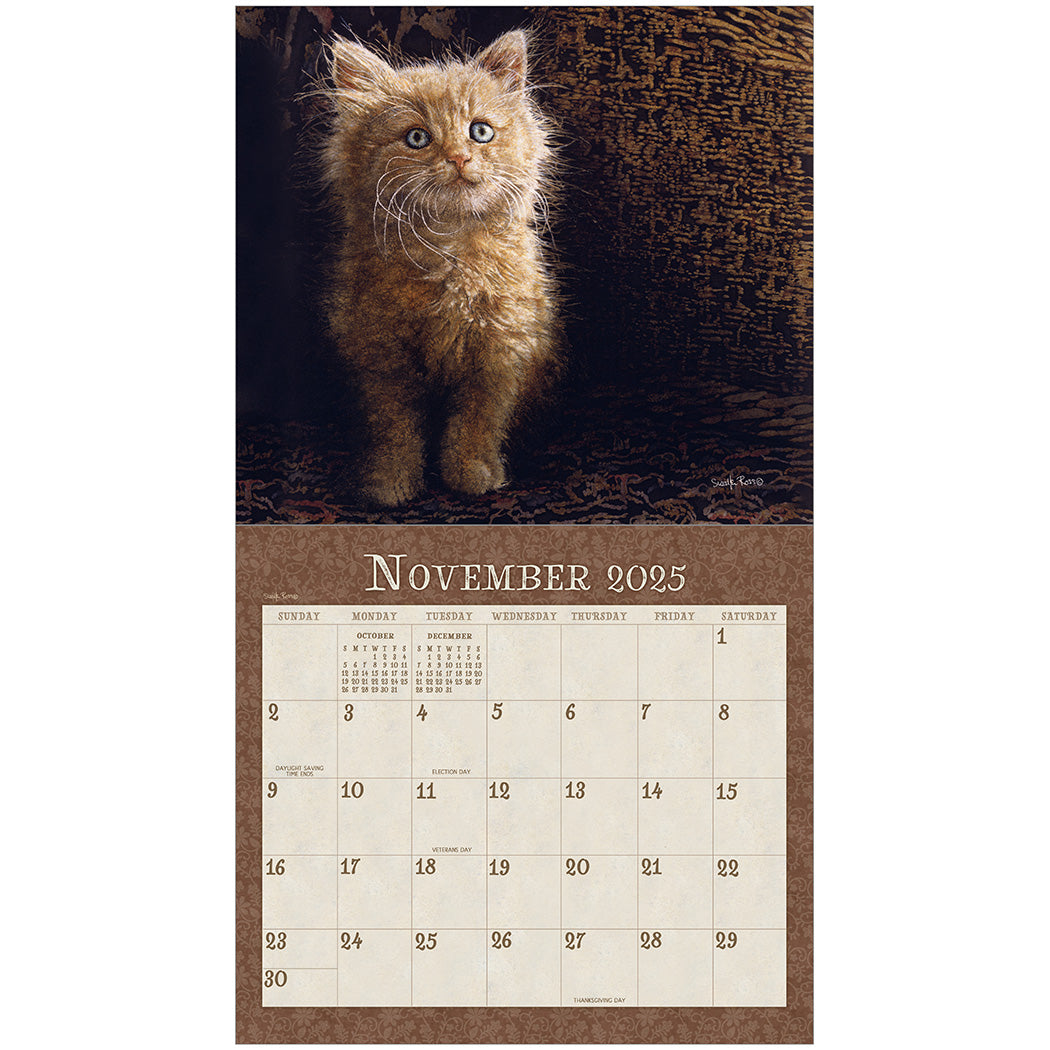 2025 Kittens - Legacy Deluxe Wall Calendar