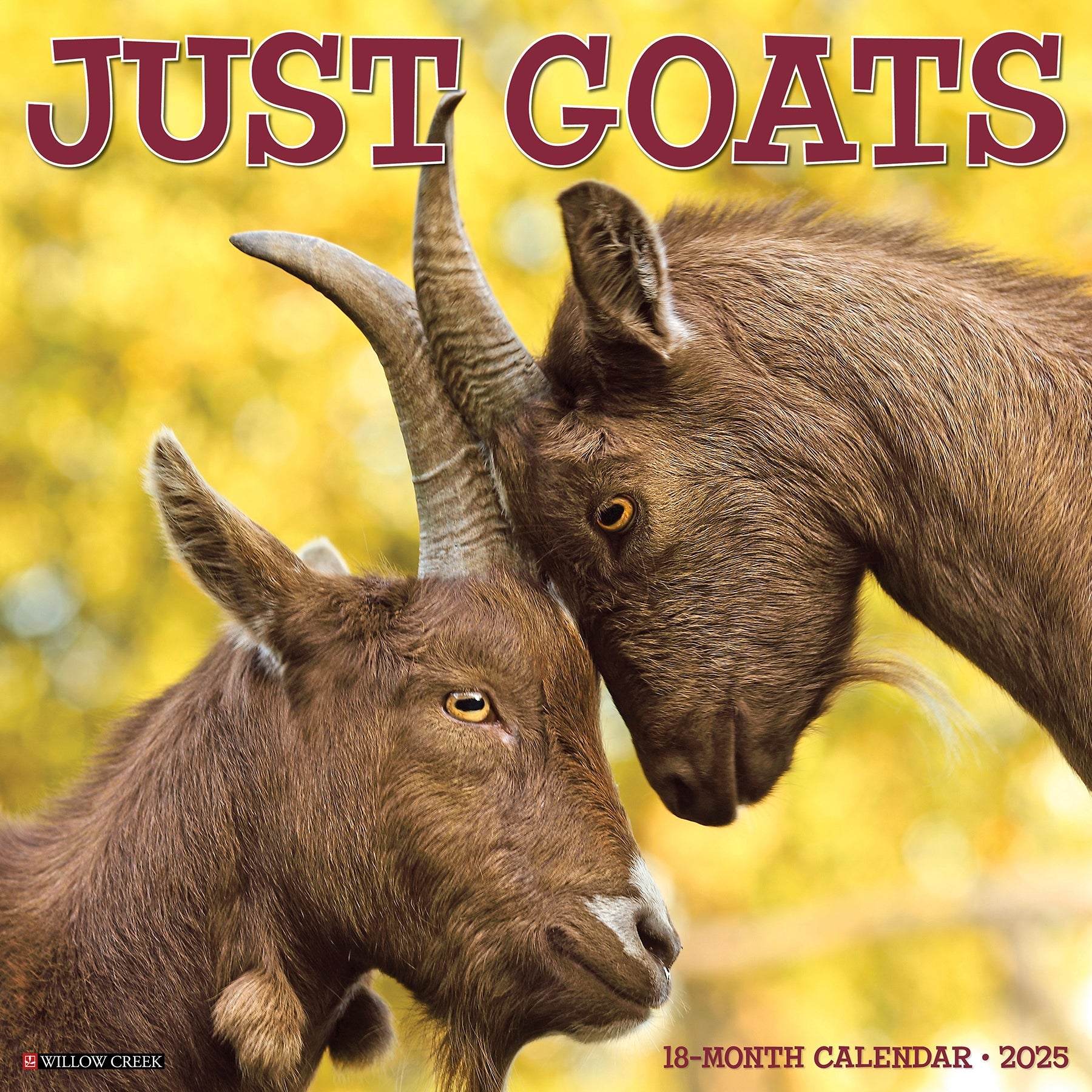 2025 Goats - Square Wall Calendar