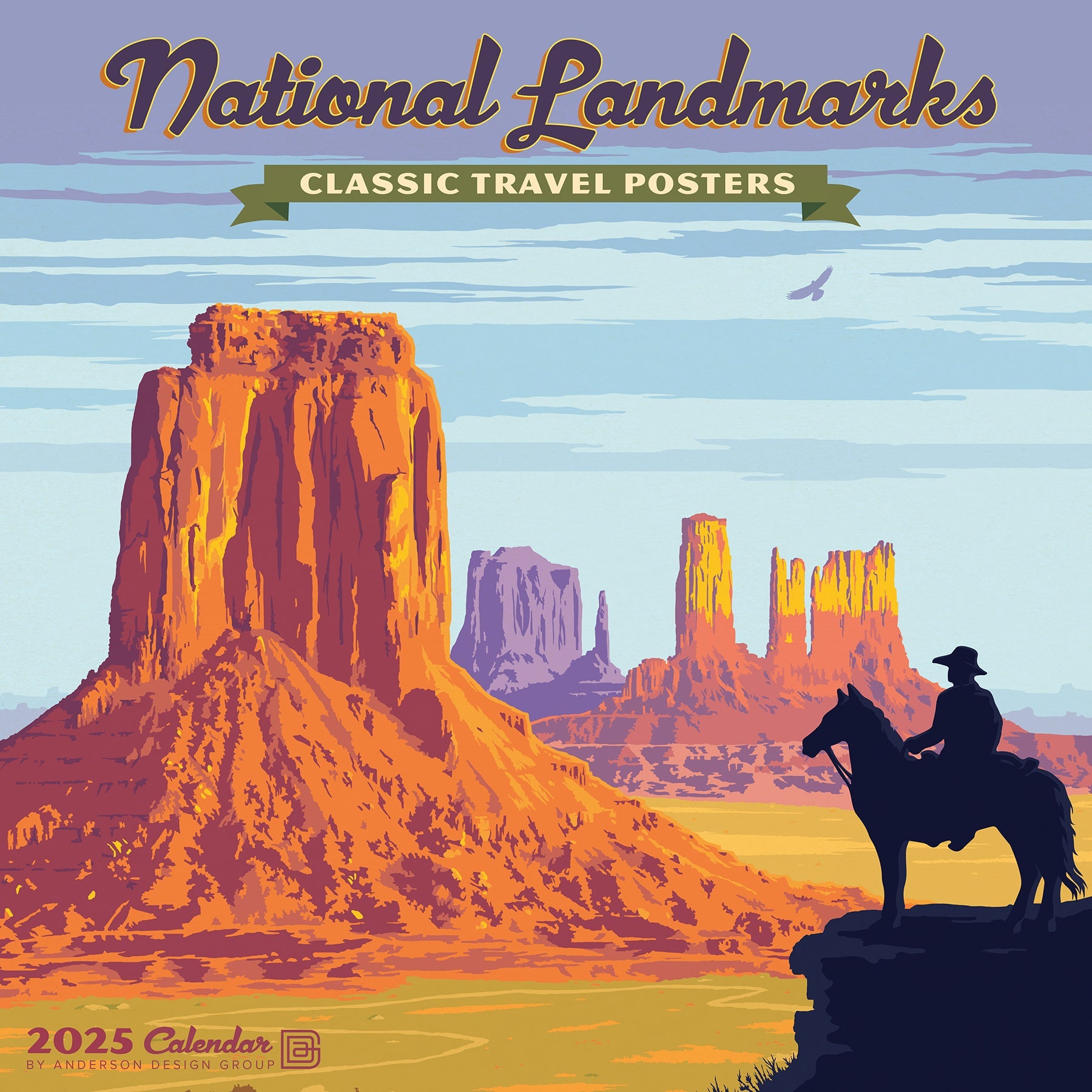 2025 National Landmarks (ADG) - Square Wall Calendar