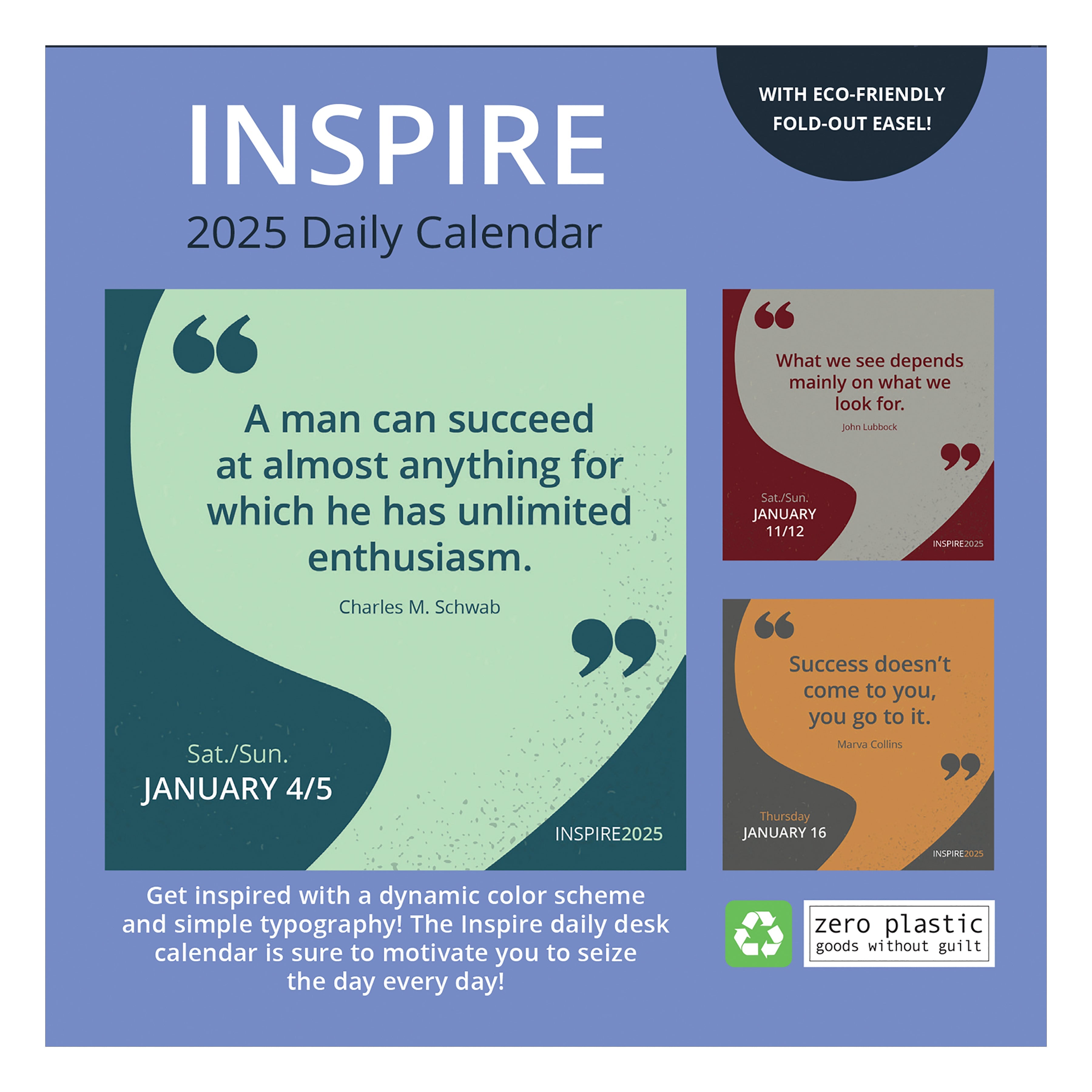 2025 Inspire - Daily Boxed Page-A-Day Calendar