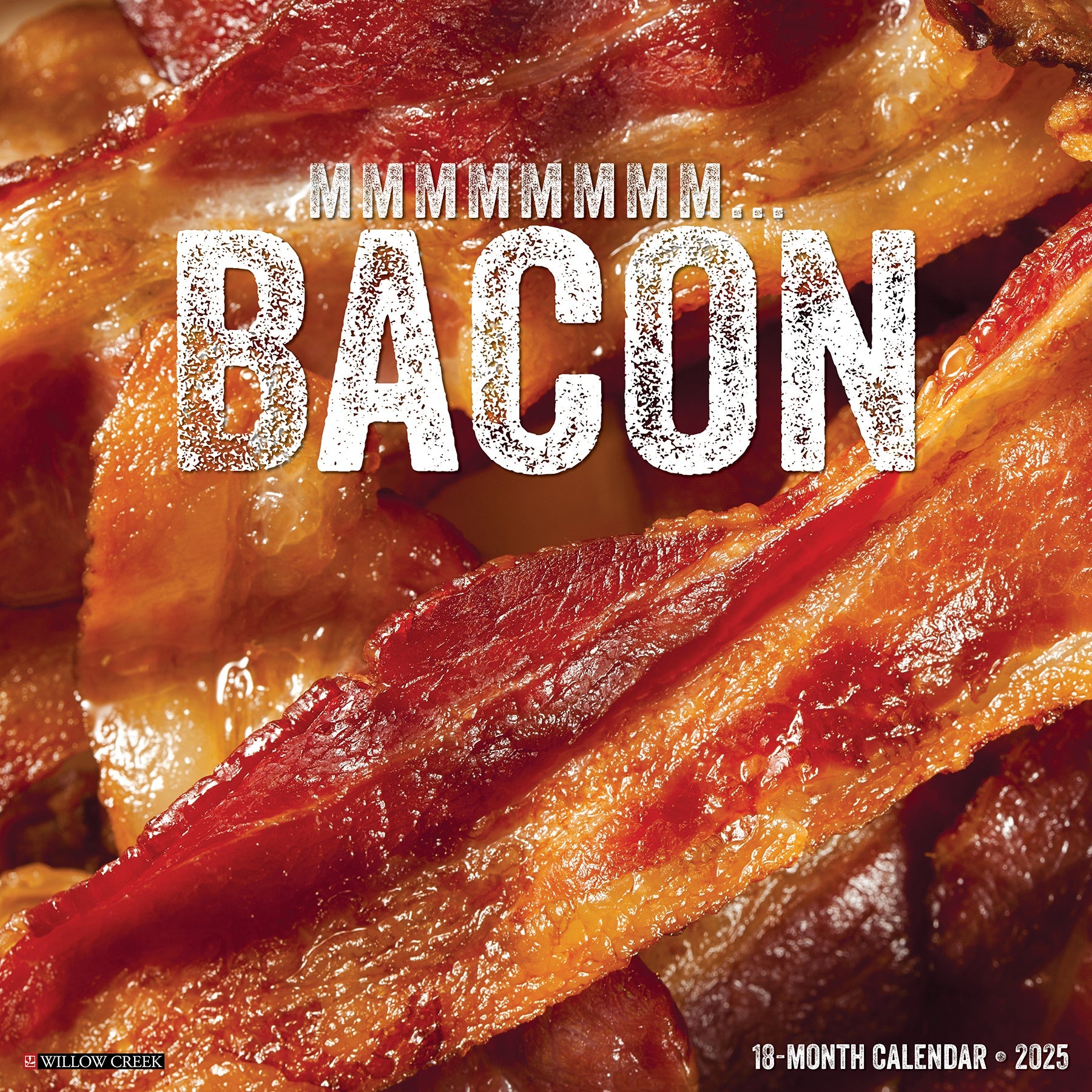 2025 MMMMMMMM Bacon - Square Wall Calendar