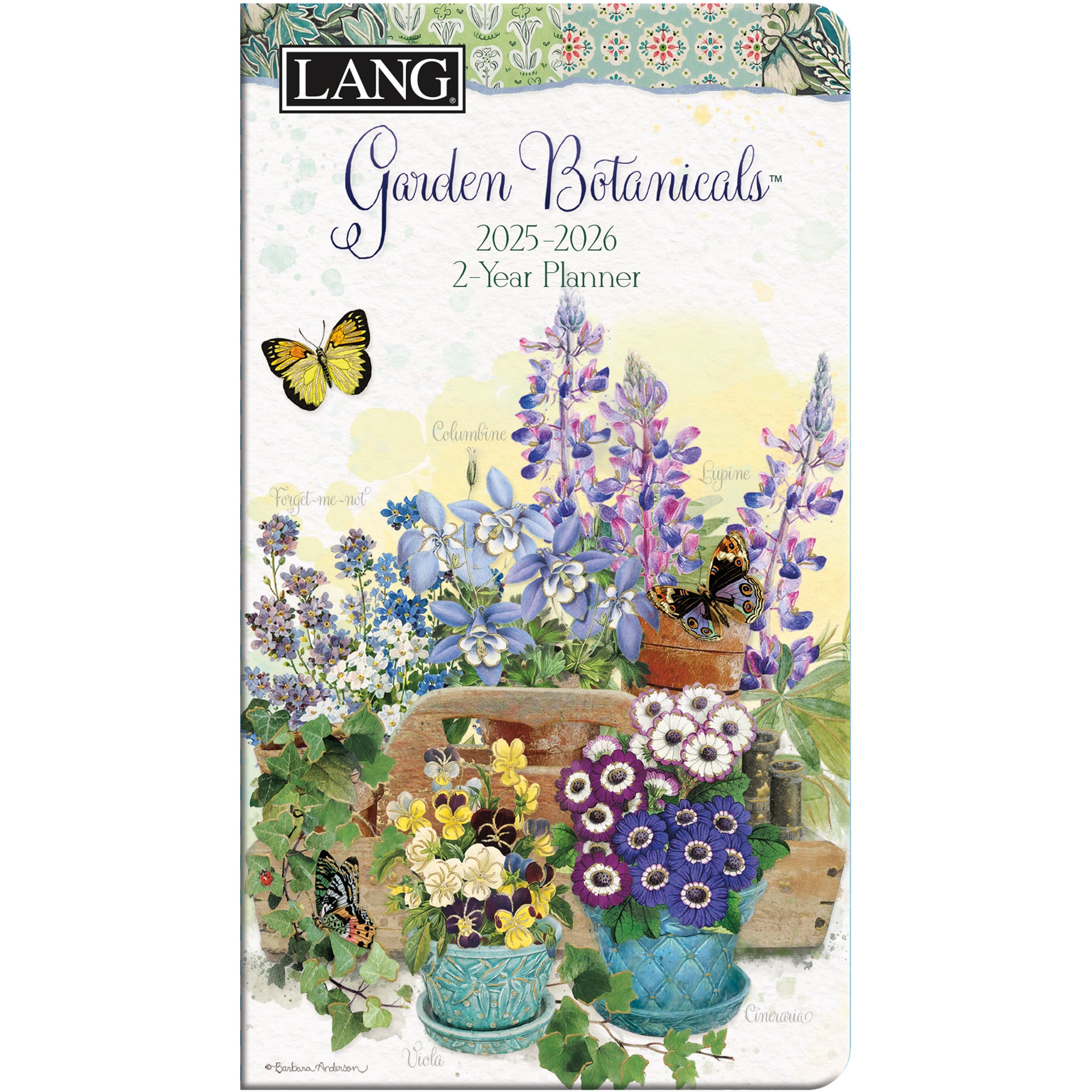 2025-2026 Garden Botanicals - LANG 2 Year Pocket Diary/Planner