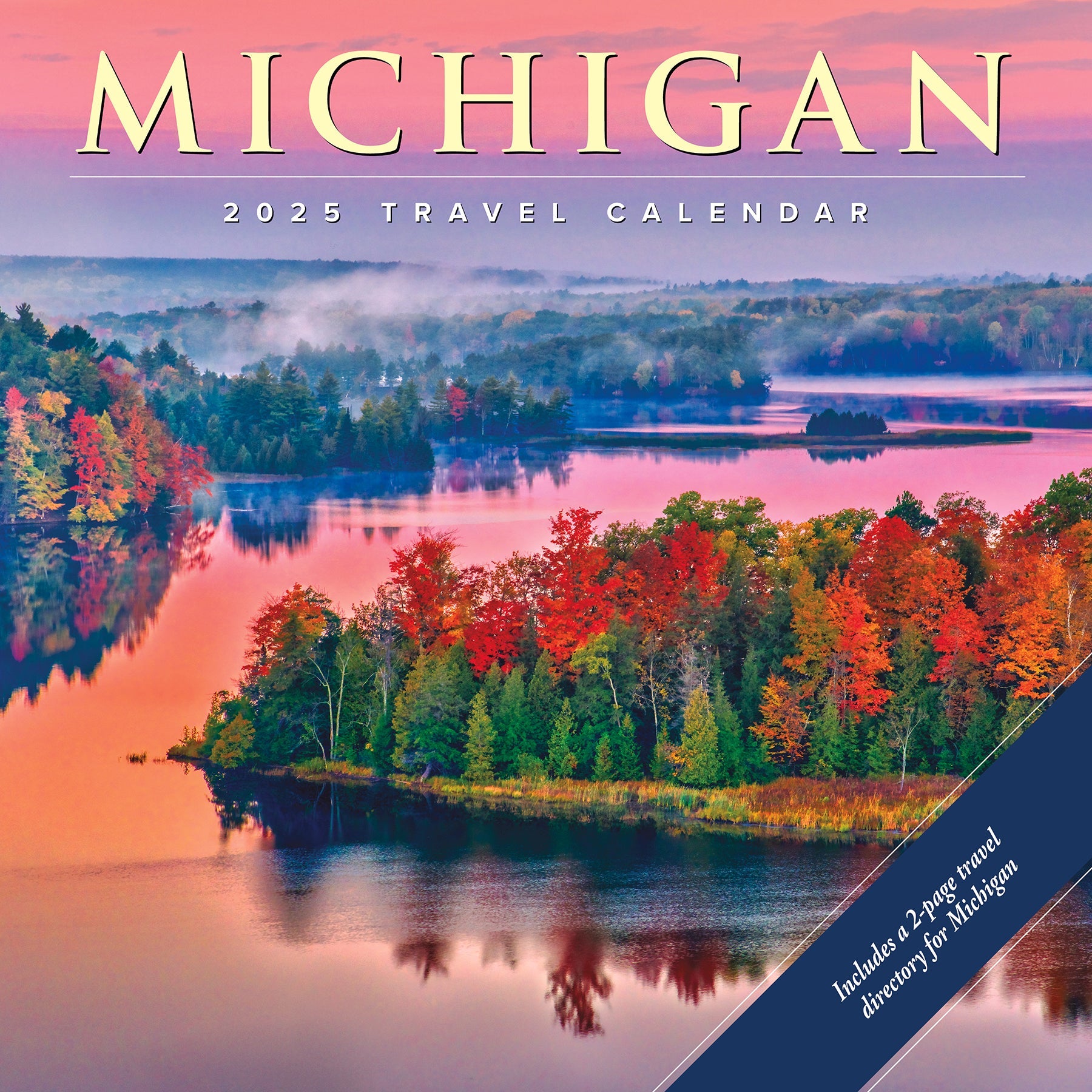 2025 Michigan - Square Wall Calendar