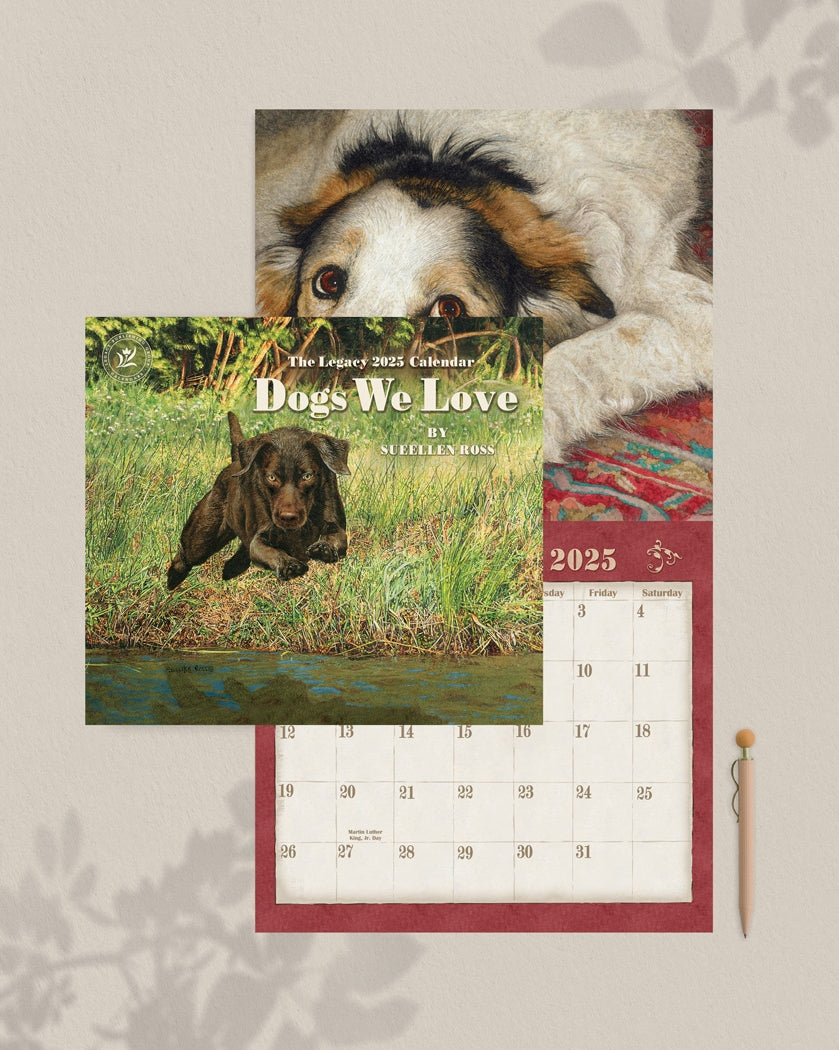 2025 Dogs We Love - Legacy Deluxe Wall Calendar