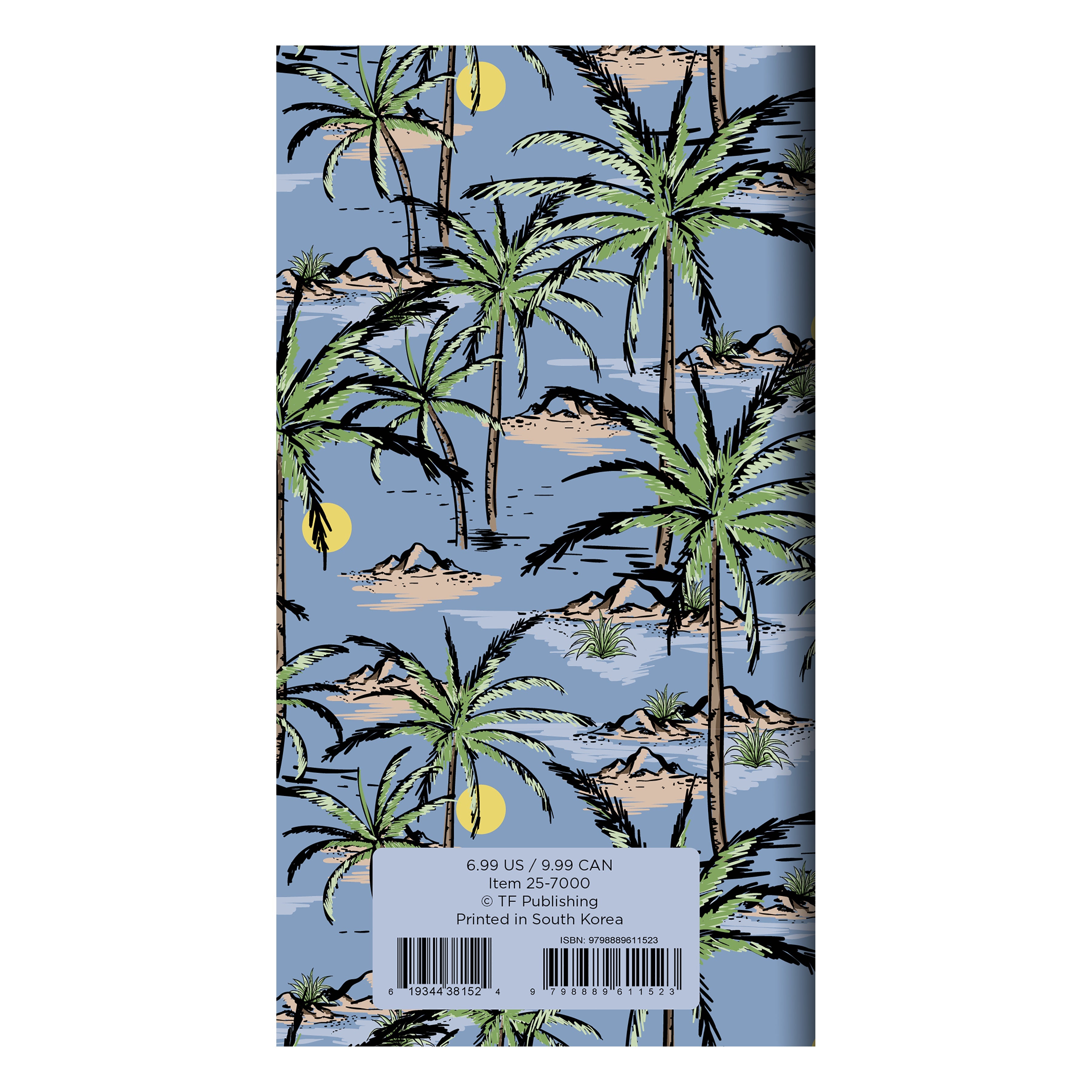 2025-2026 Aloha Palms - Small Monthly Pocket Diary/Planner