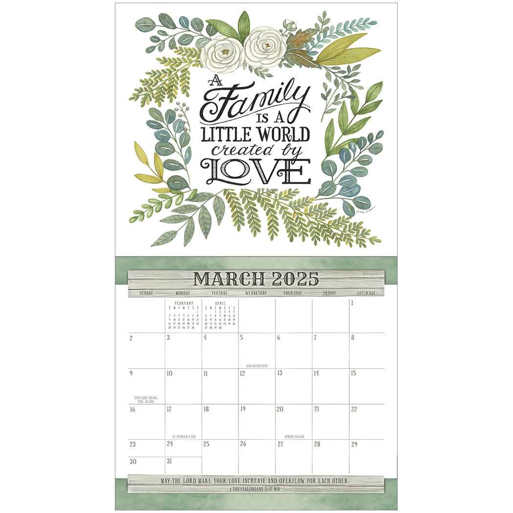 2025 Bless This House - Legacy Deluxe Wall Calendar