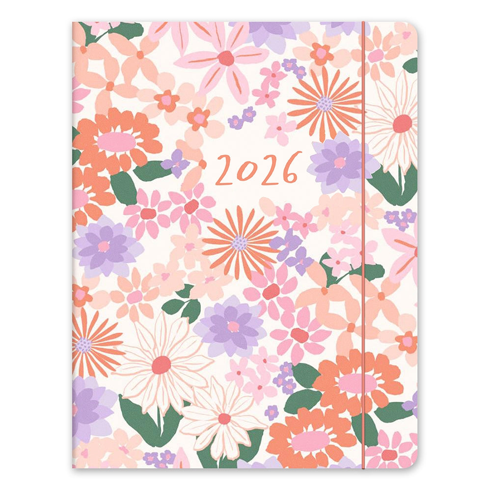 2026 Secret Garden - Just Right 17-Month Monthly Diary/Planner