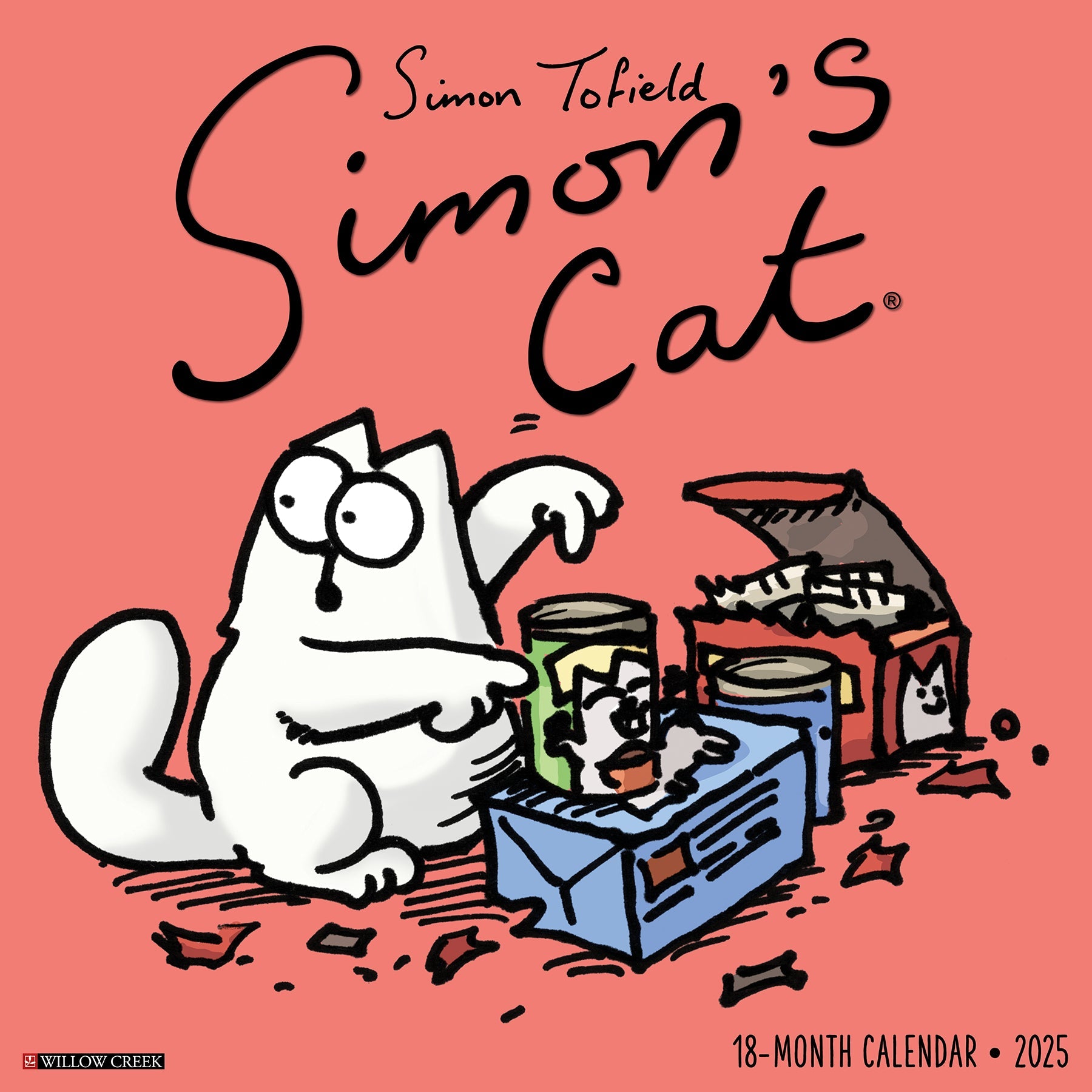 2025 Simon's Cat - Square Wall Calendar