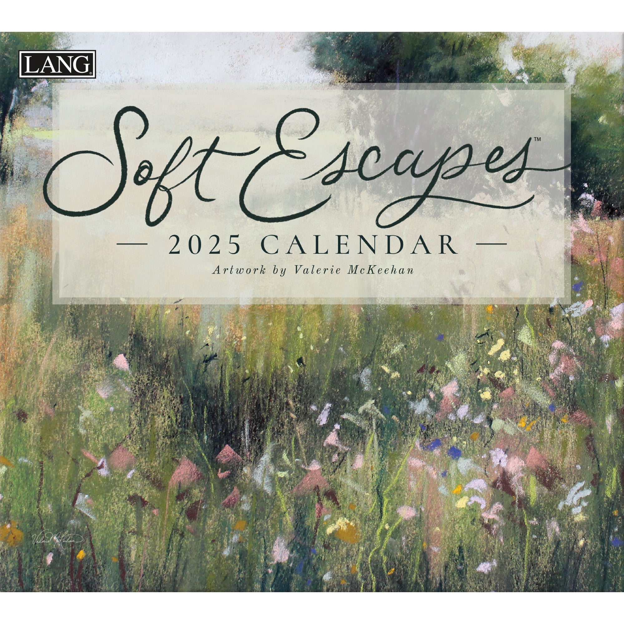 2025 Soft Escapes By Lily & Val - LANG Deluxe Wall Calendar