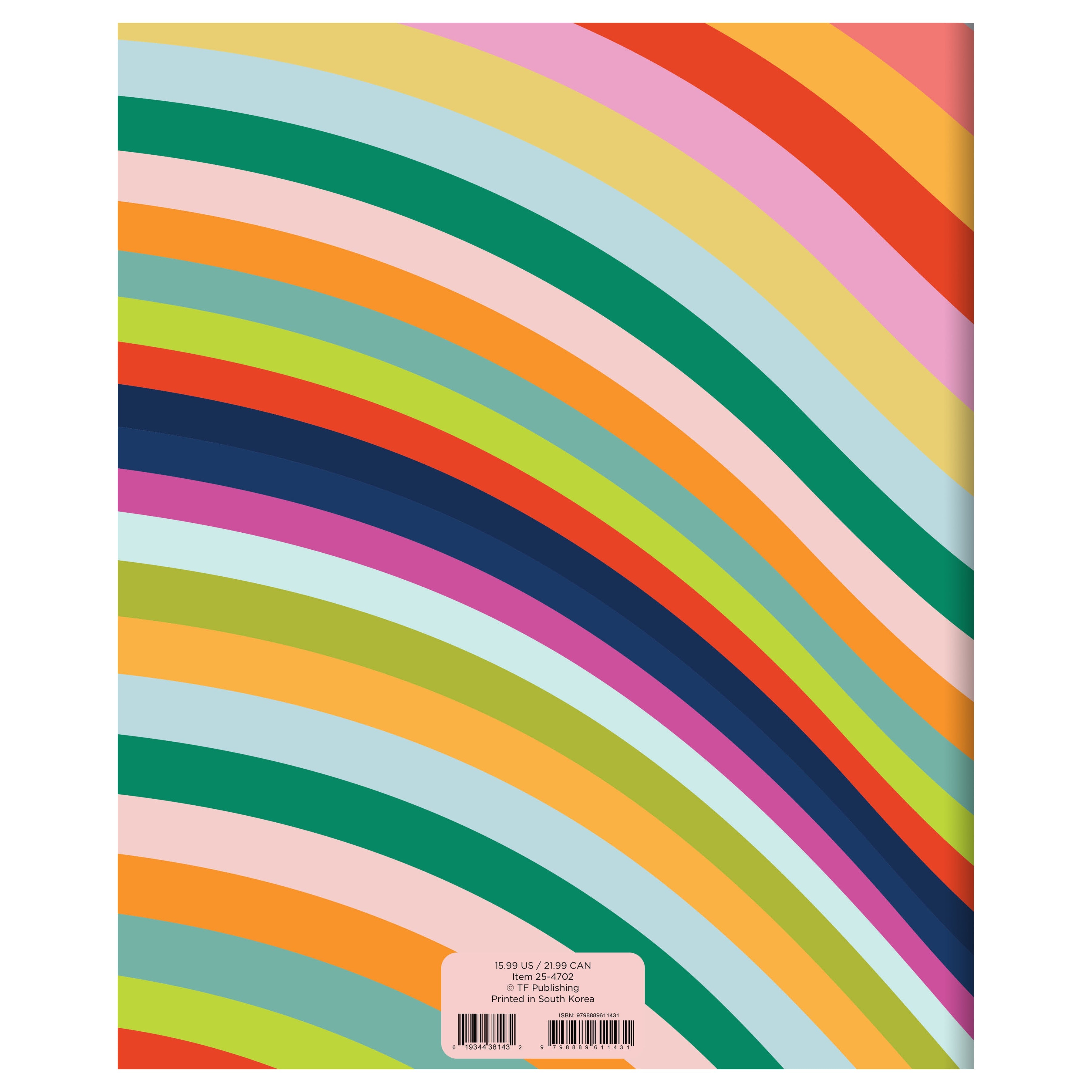 2025 Color Swoops - Large Monthly Diary/Planner