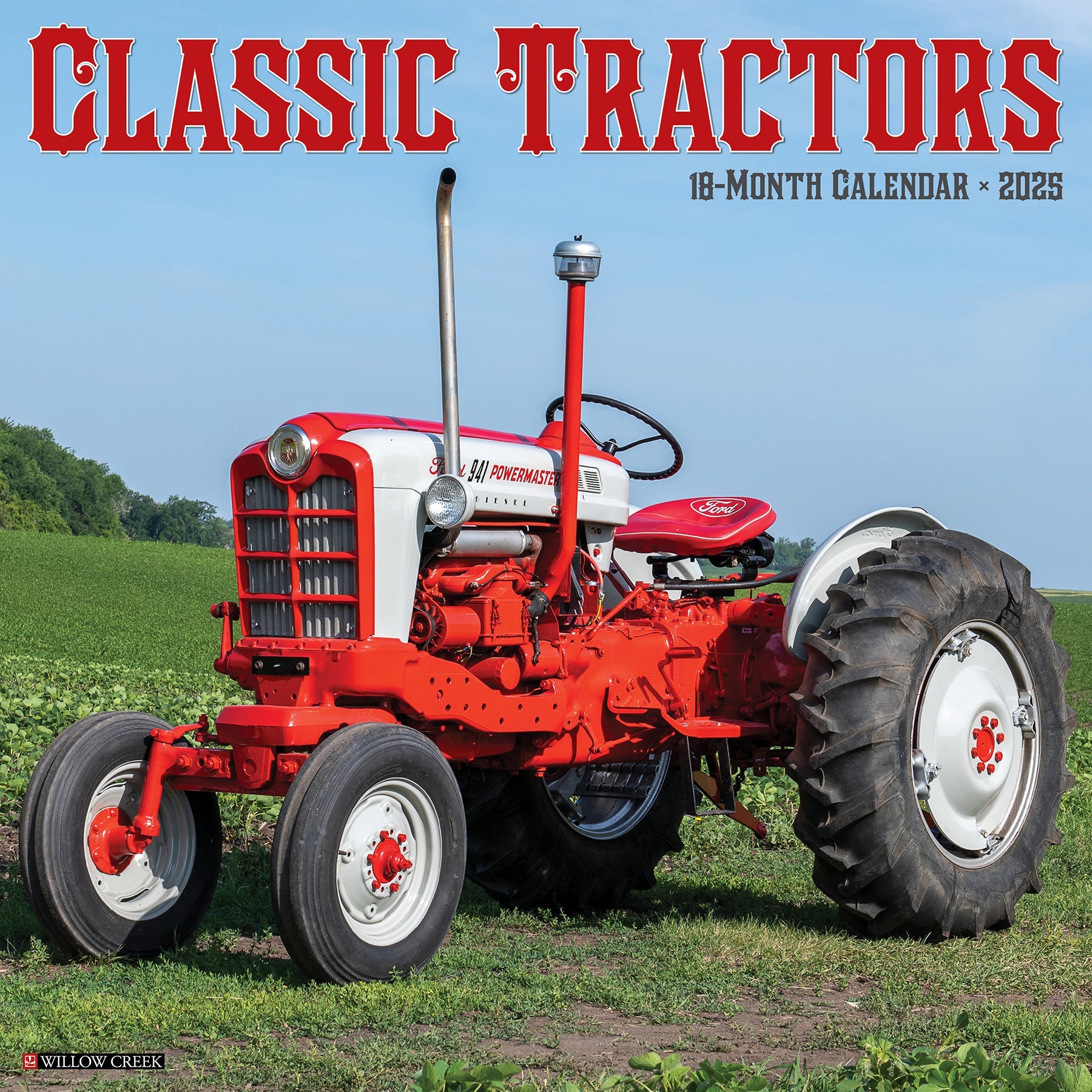 2025 Classic Tractors - Square Wall Calendar