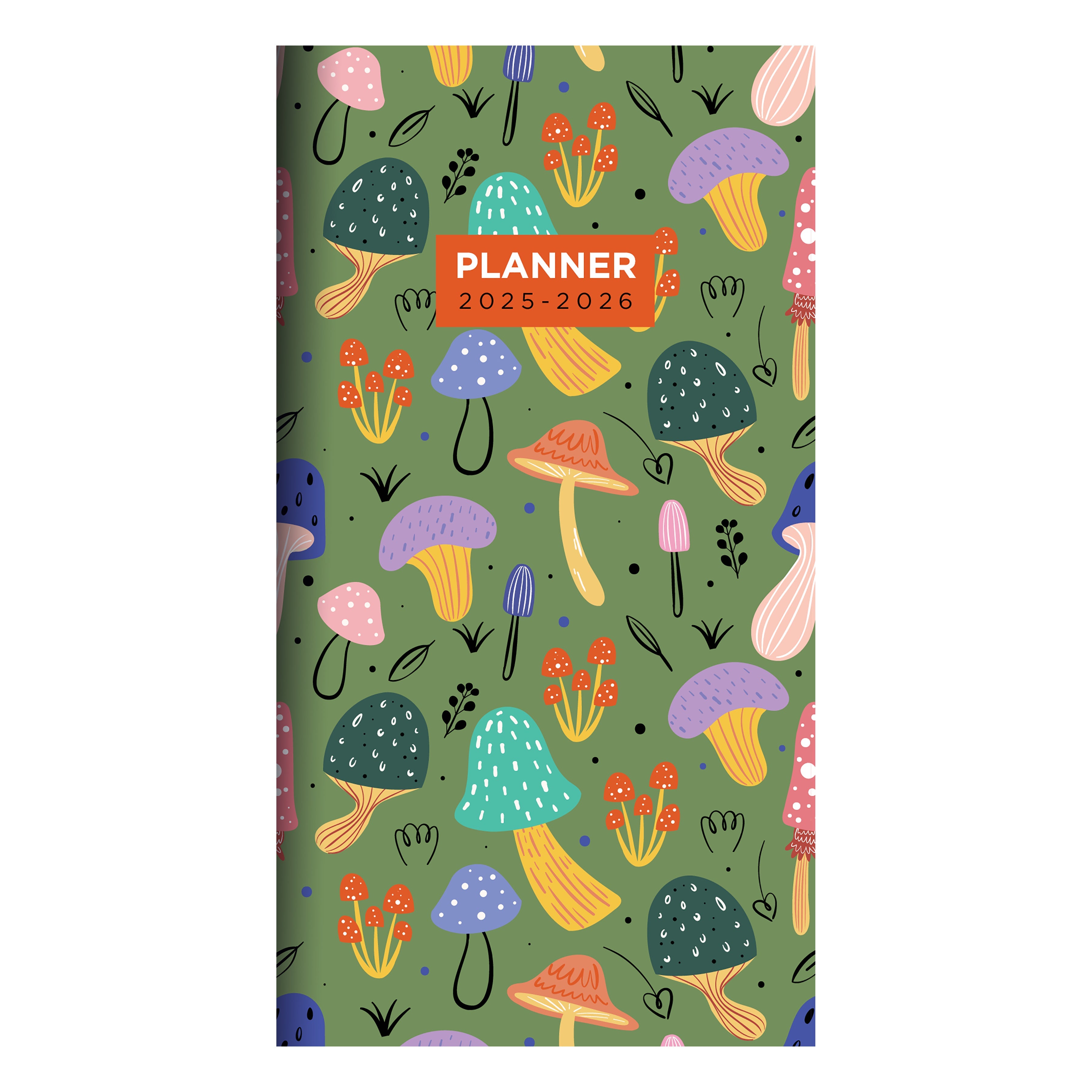 2025-2026 Mushroom Patch - Small Monthly Pocket Diary/Planner