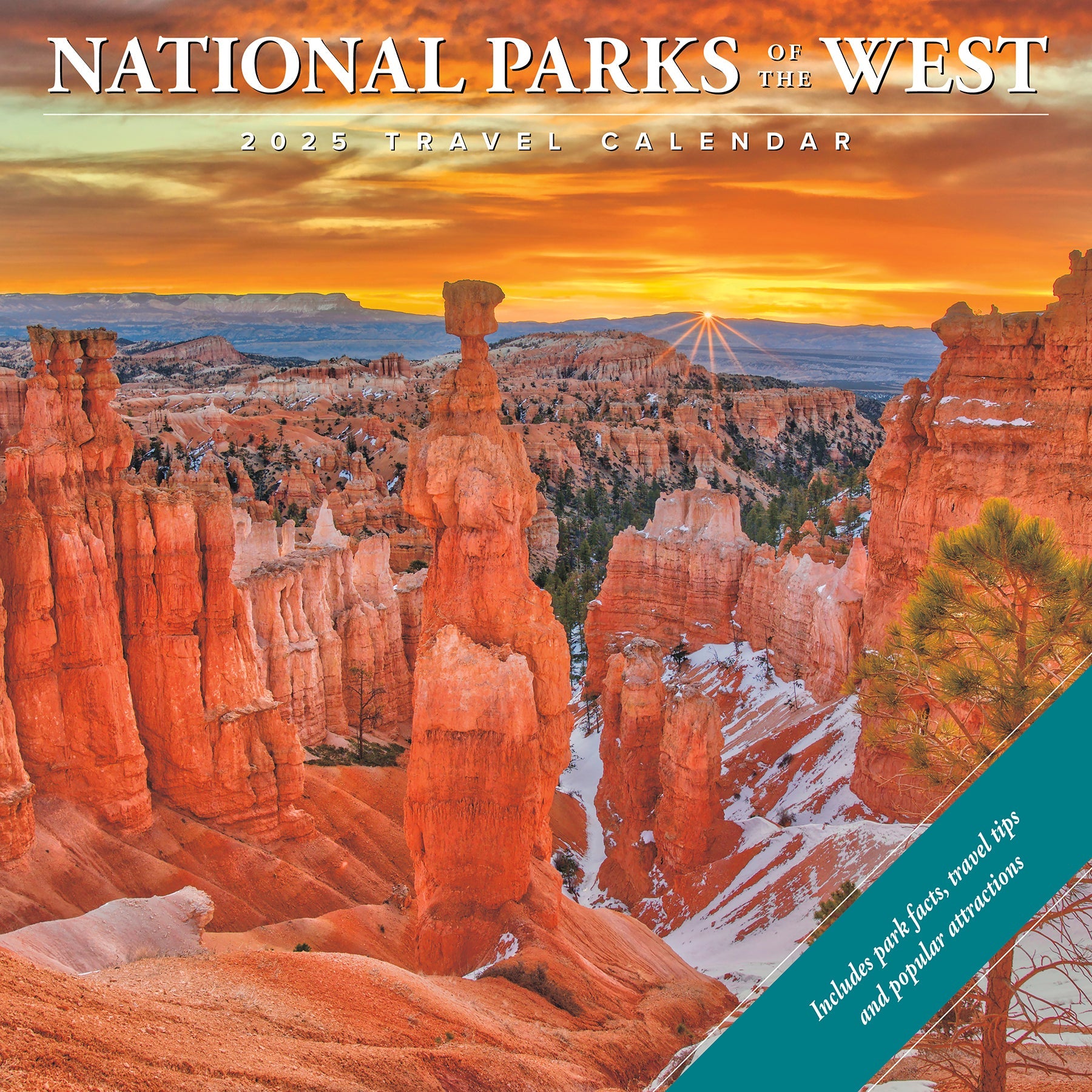 2025 National Parks of the West - Square Wall Calendar