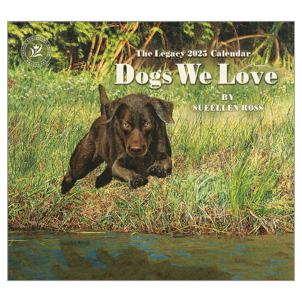 2025 Dogs We Love - Legacy Deluxe Wall Calendar