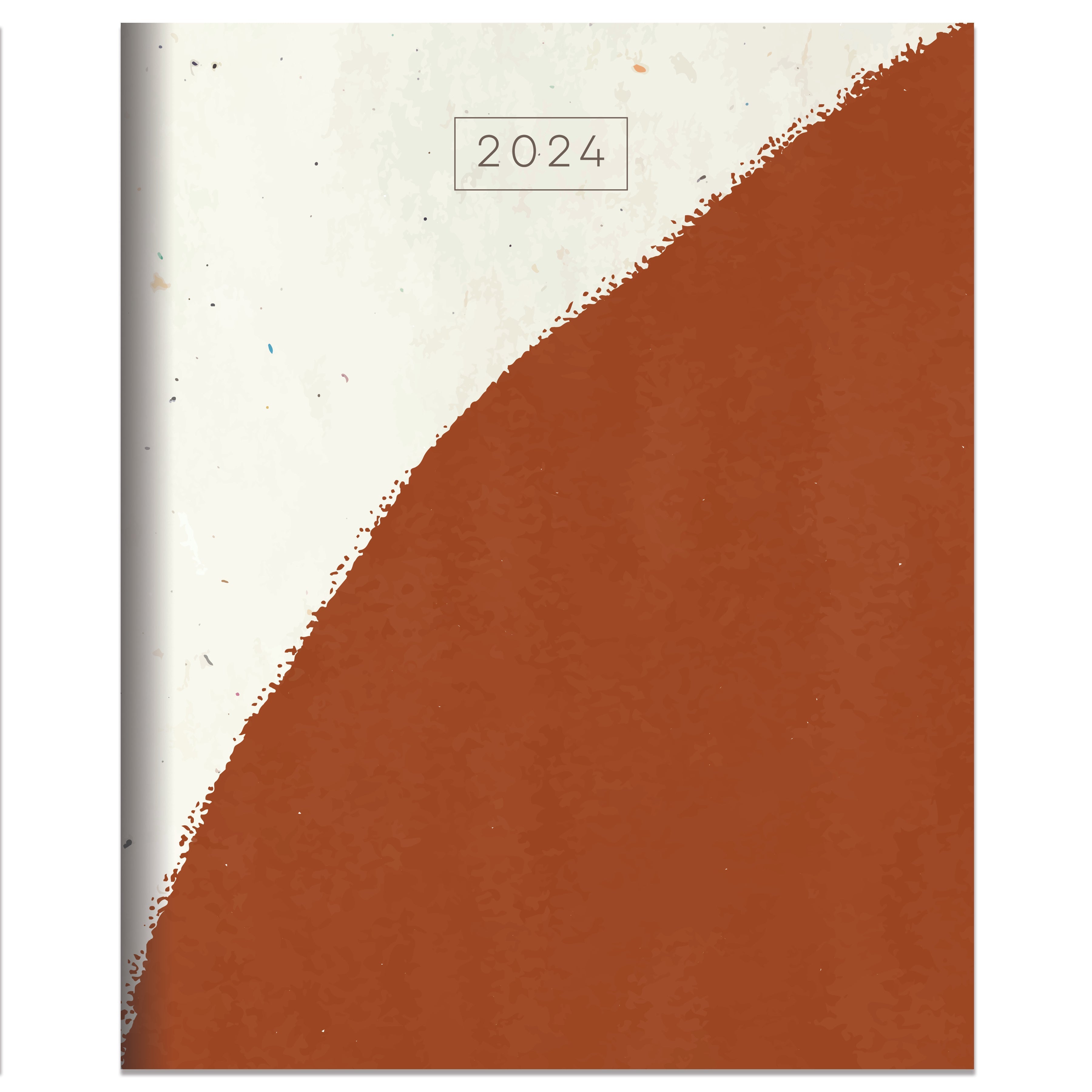 2024 Rust - Large Monthly Diary/Planner