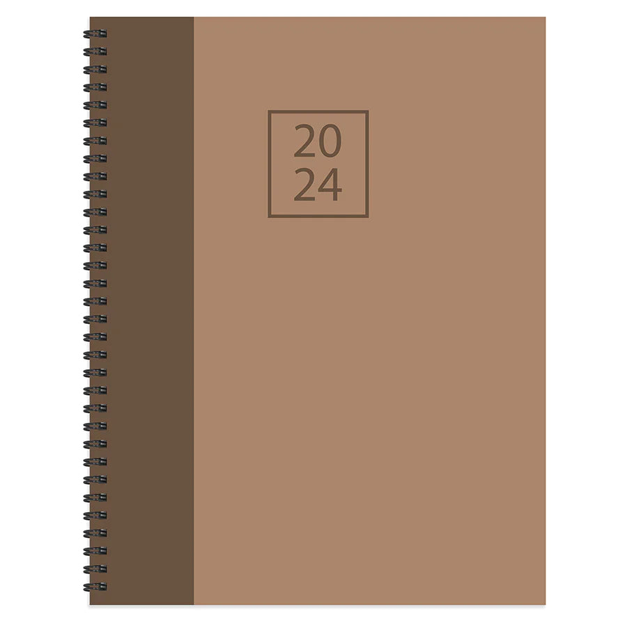 2024 Book Bound - Large Weekly, Monthly Diary/Planner