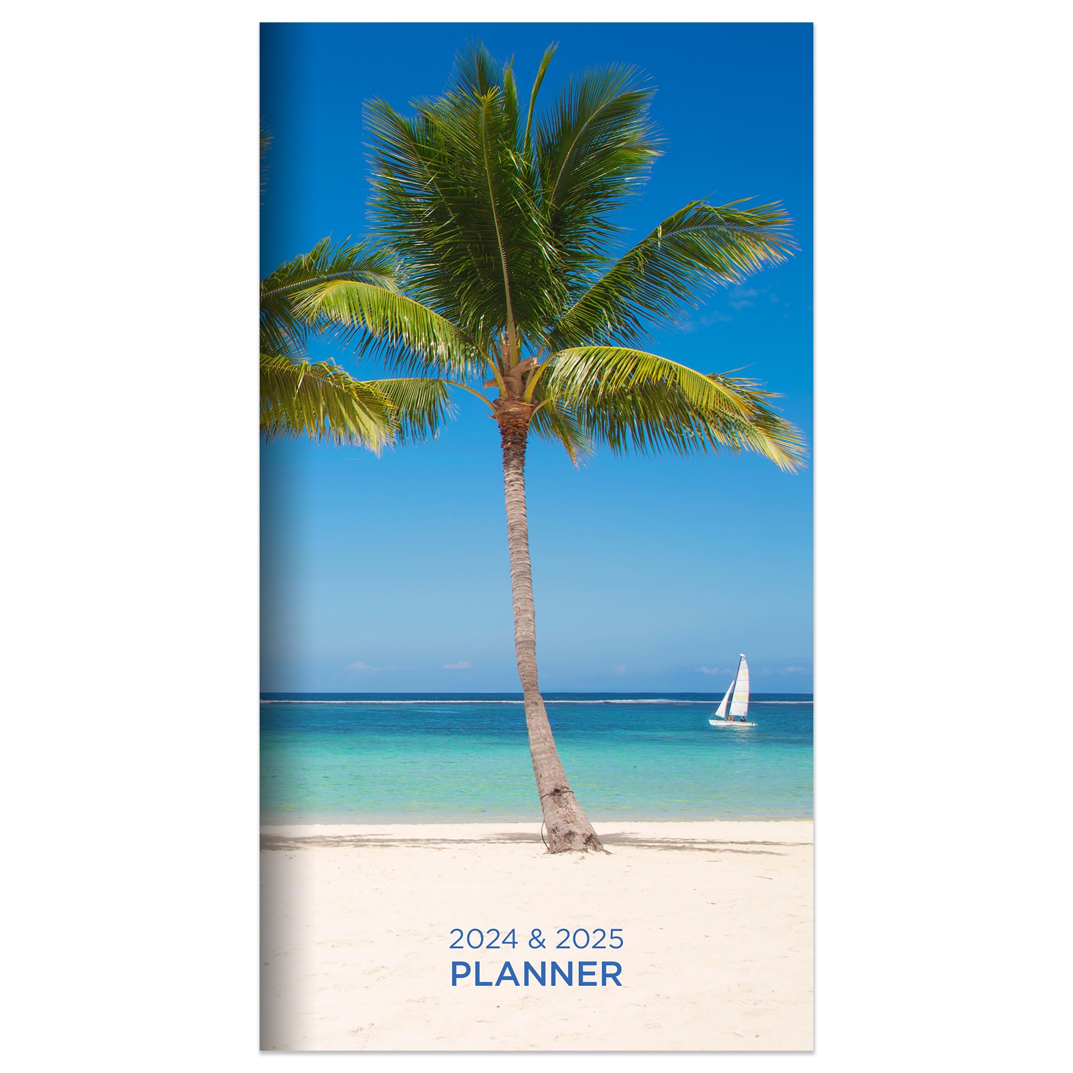 2024-2025 Tropical Beach - Small Monthly Pocket Diary/Planner