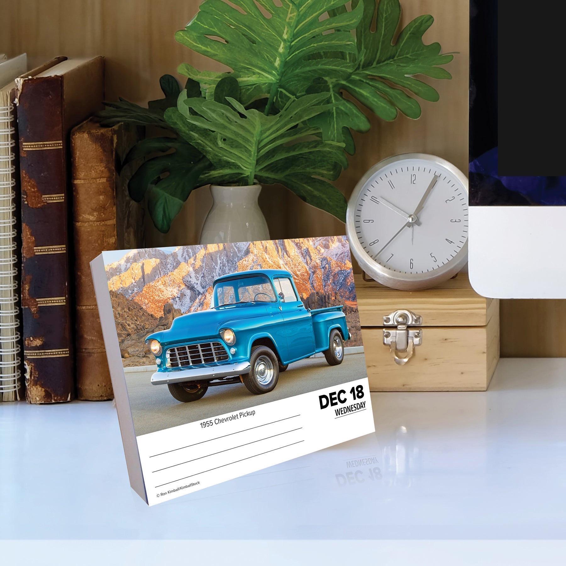 2024 Classic Cars & Trucks - Boxed Page A Day Calendar