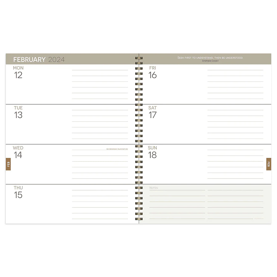 2024 Pretty Woman Polka Dot - Large Weekly, Monthly Diary/Planner