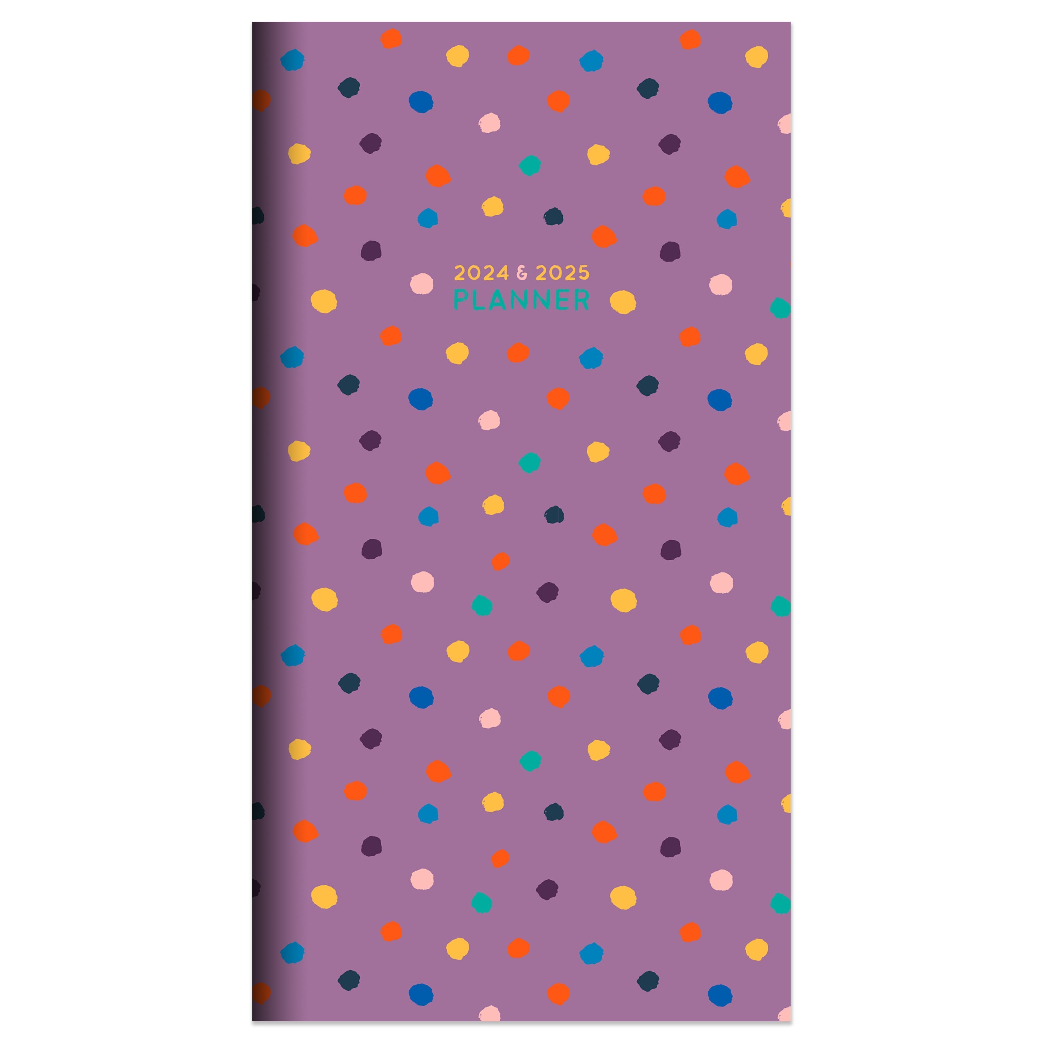 2024-2025 Polka & Purple - Small Monthly Pocket Diary/Planner