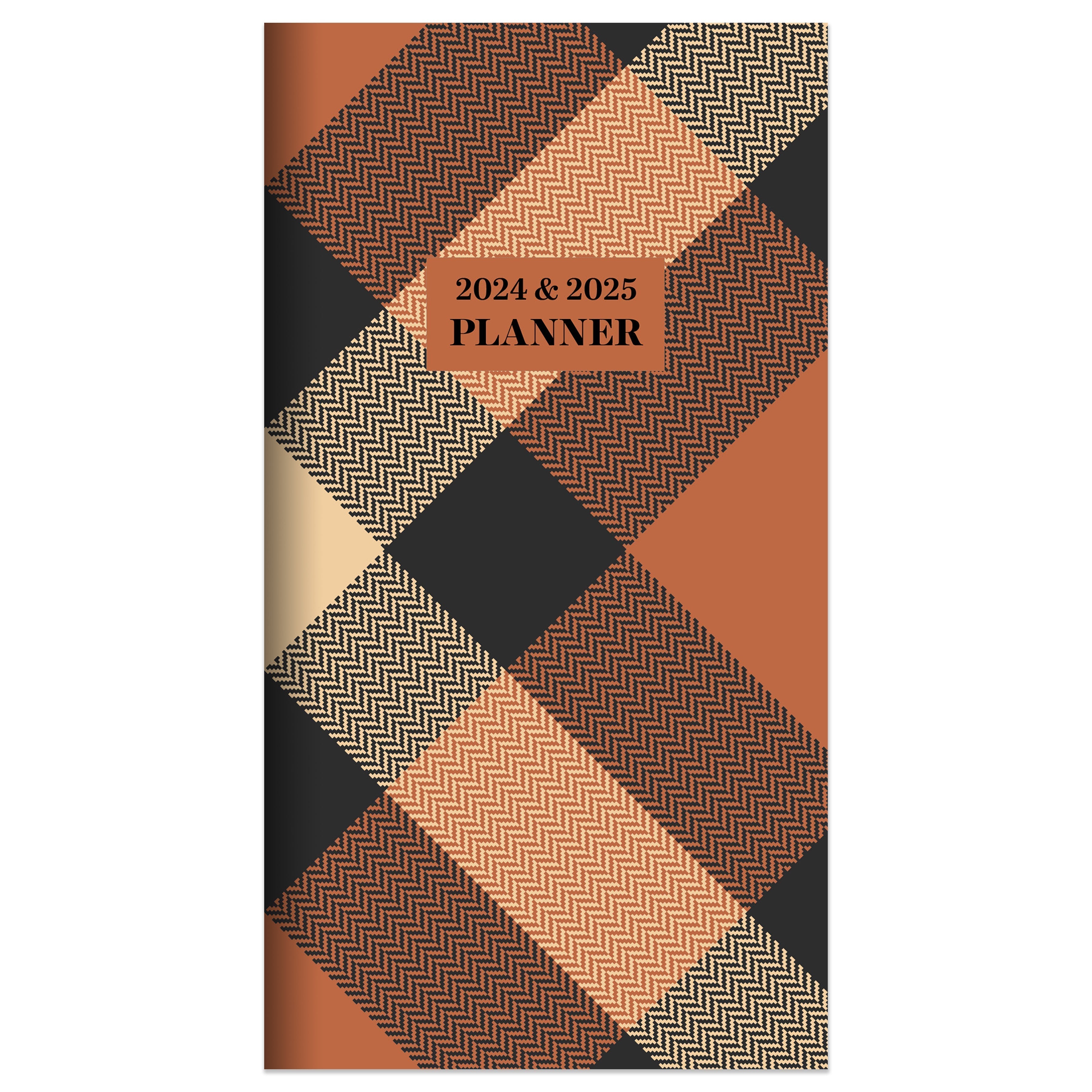 2024-2025 Scholarly Plaid - Small Monthly Pocket Diary/Planner