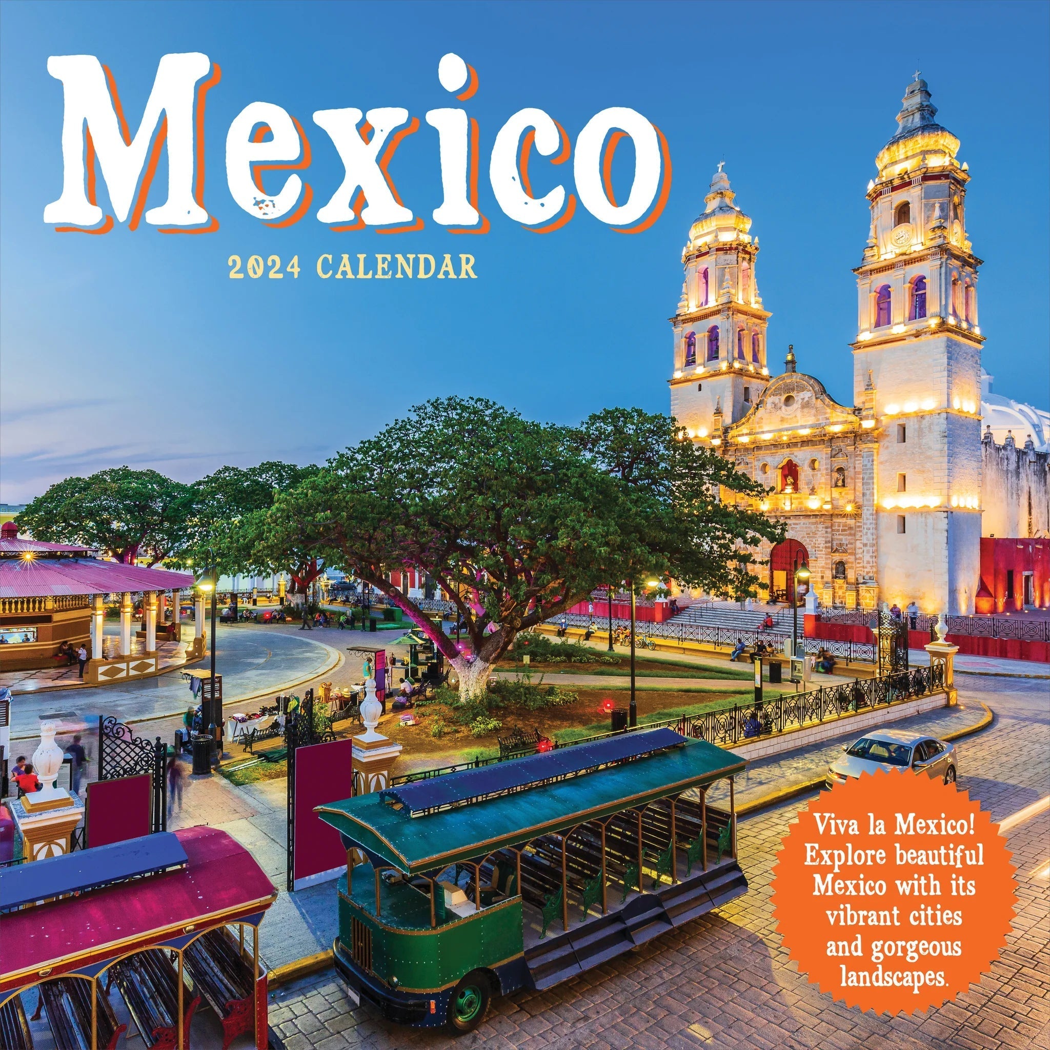 2024 Mexico (by TF Publishing) - Square Wall Calendar