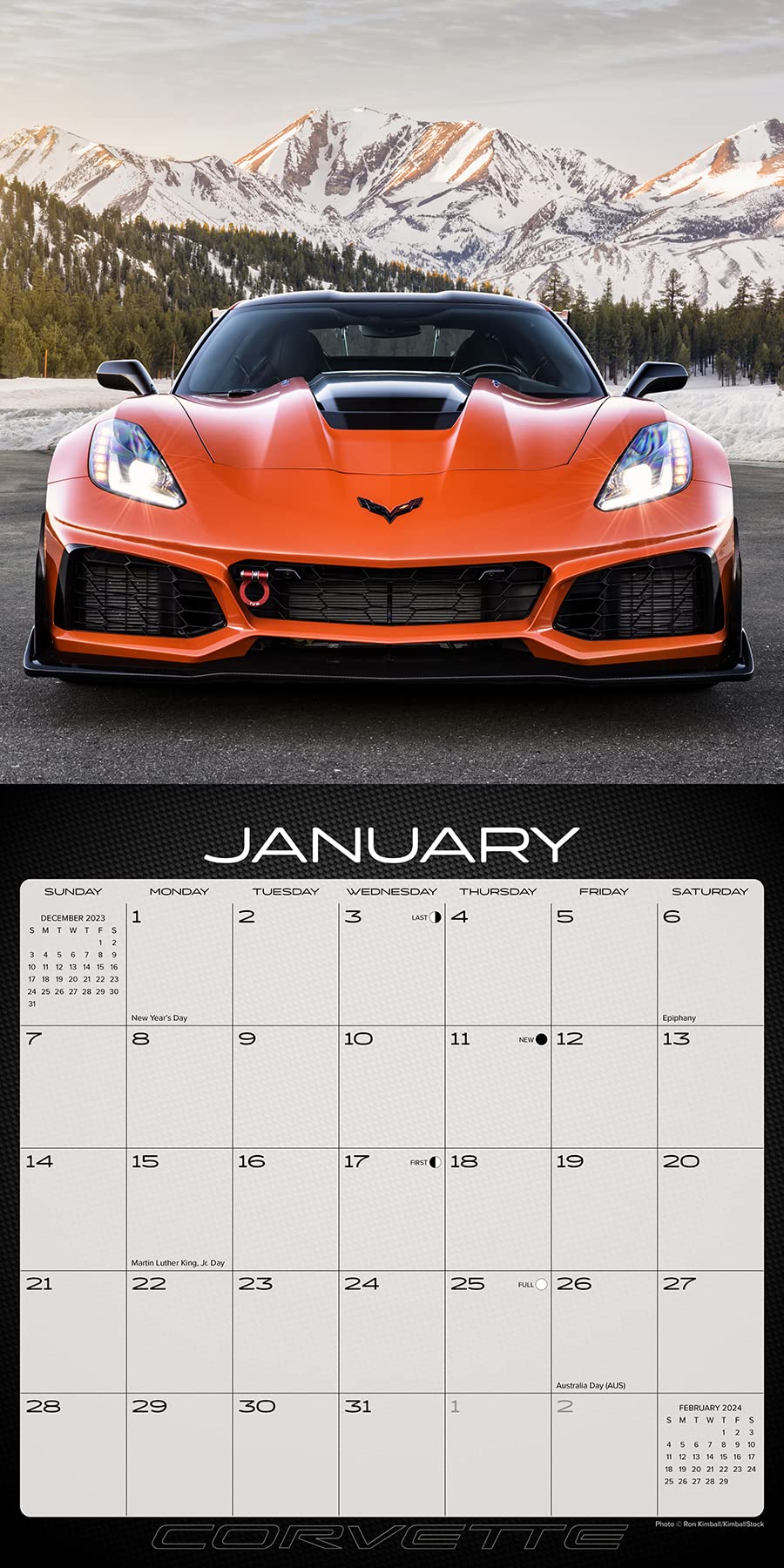2024 Corvette - Wall Calendar
