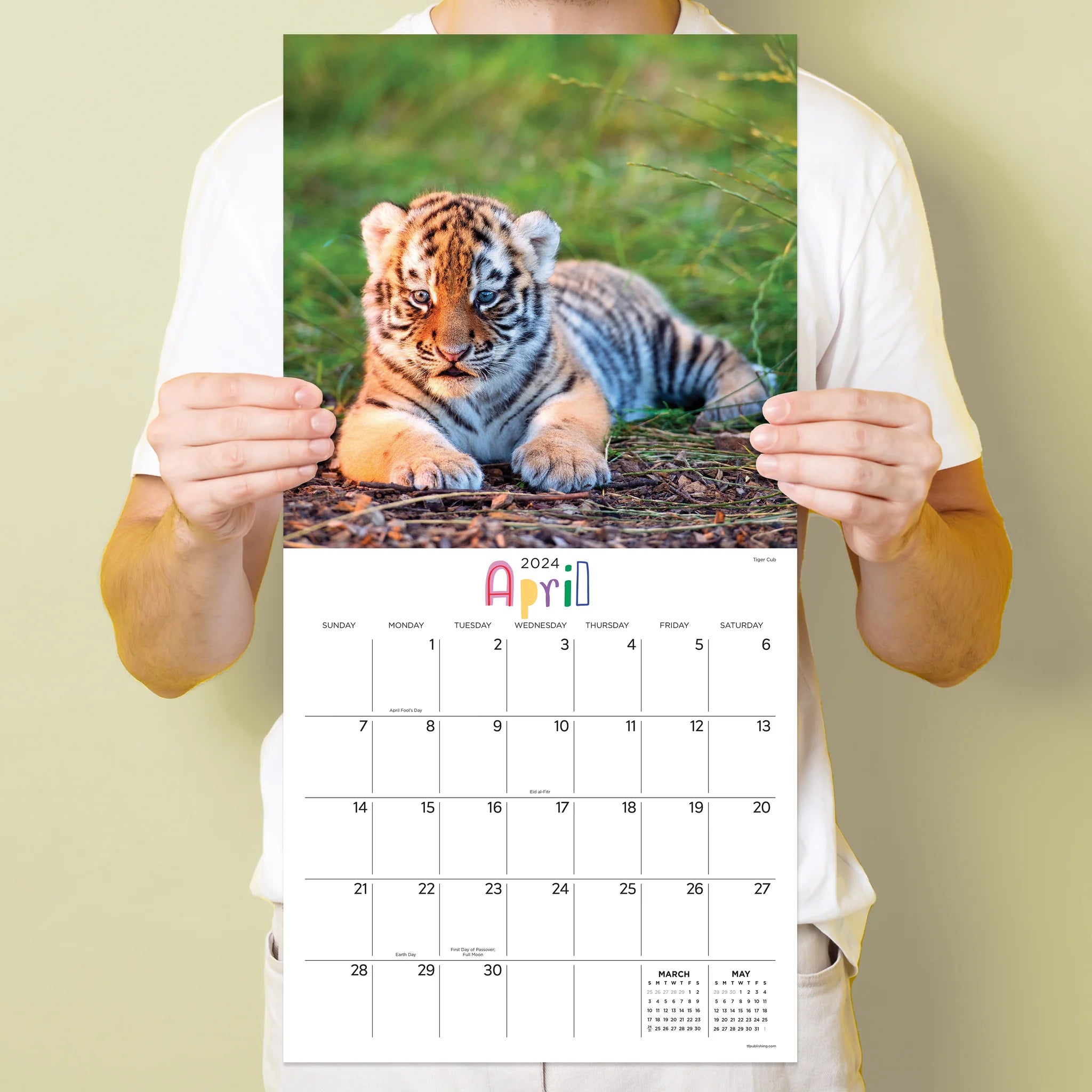 2024 Baby Animals (by TF Publishing) - Square Wall Calendar