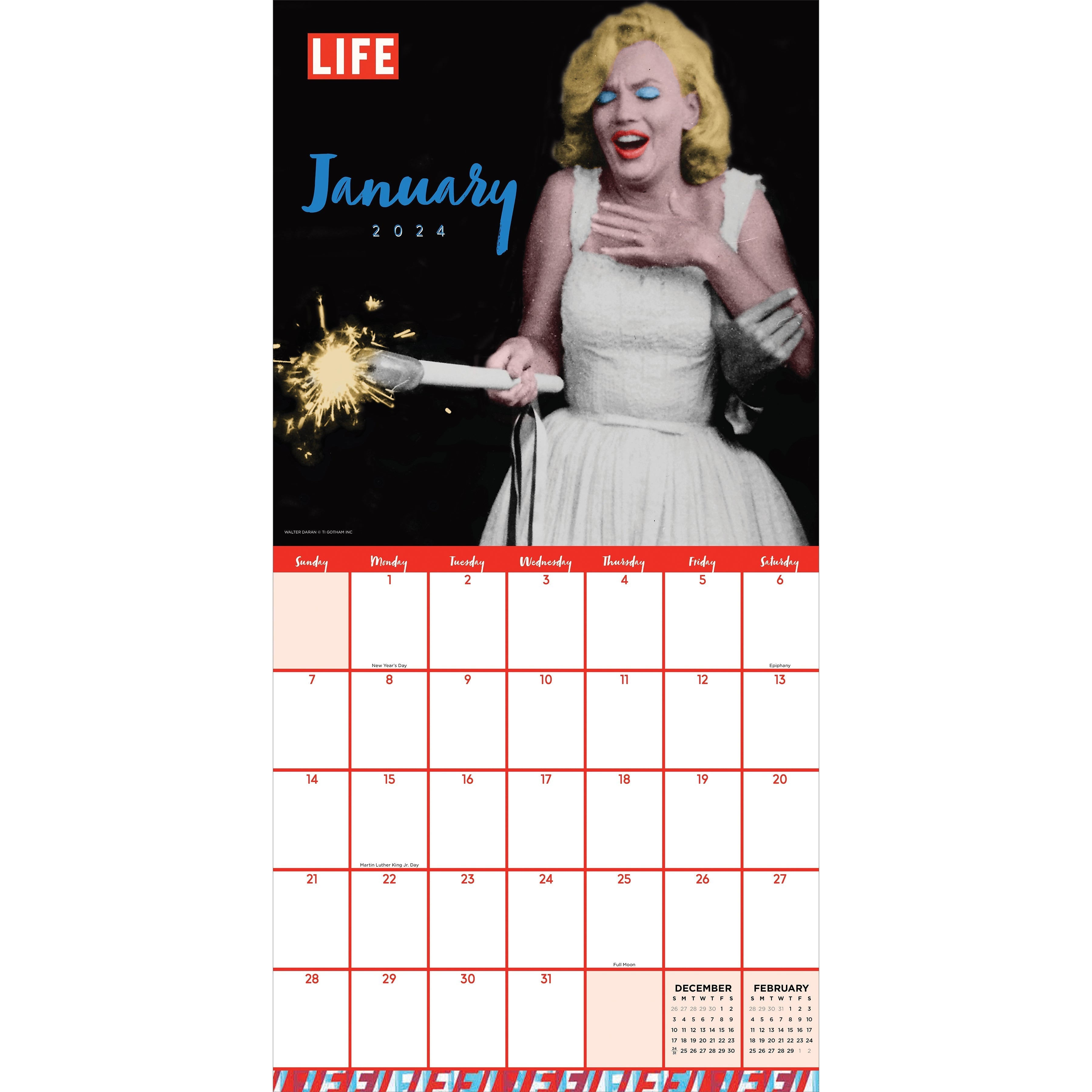 2024 Marilyn Monroe - Square Wall Calendar