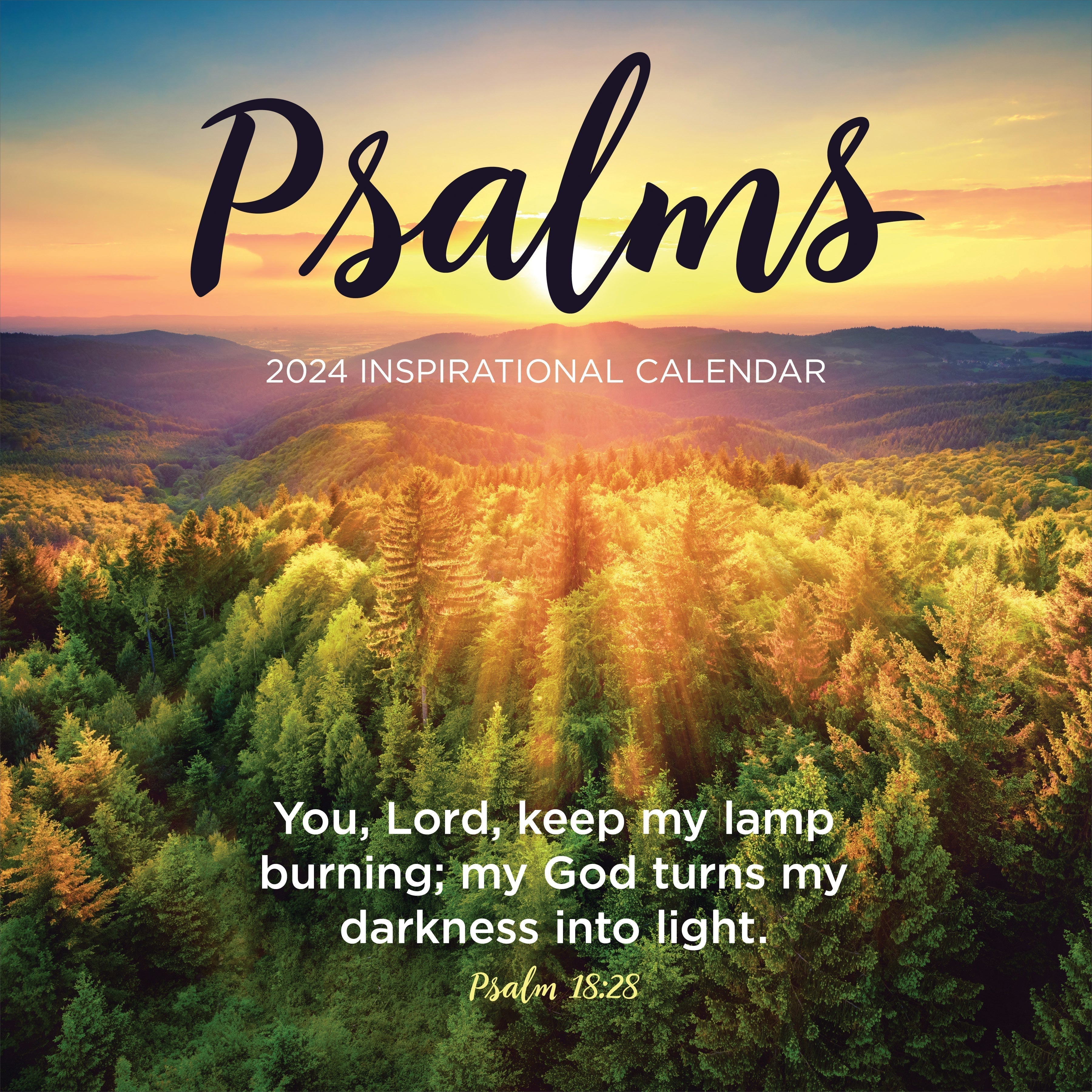 2024 Psalms - Square Wall Calendar