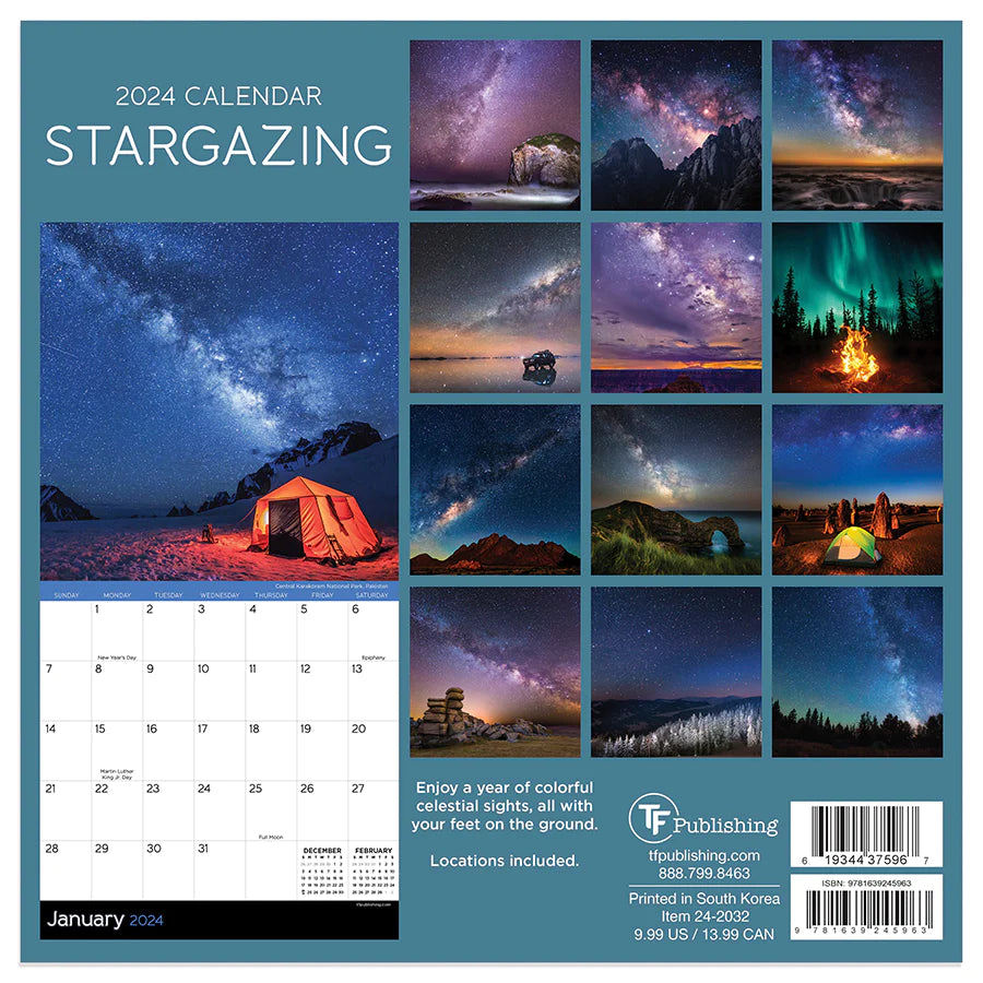 2024 Stargazing - Mini Wall Calendar