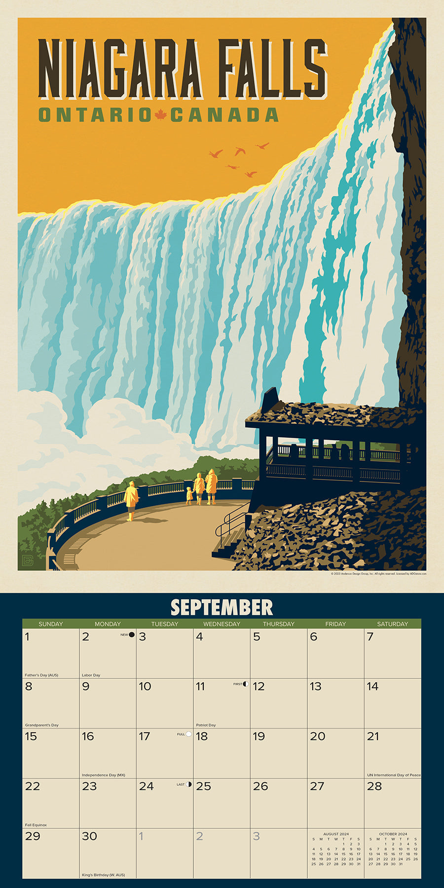 2024 Explore Canada (ADG) - Wall Calendar