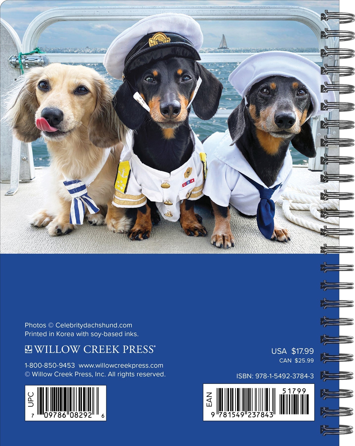 2024 Crusoe the Celebrity Dachshund - Weekly Planner Diary