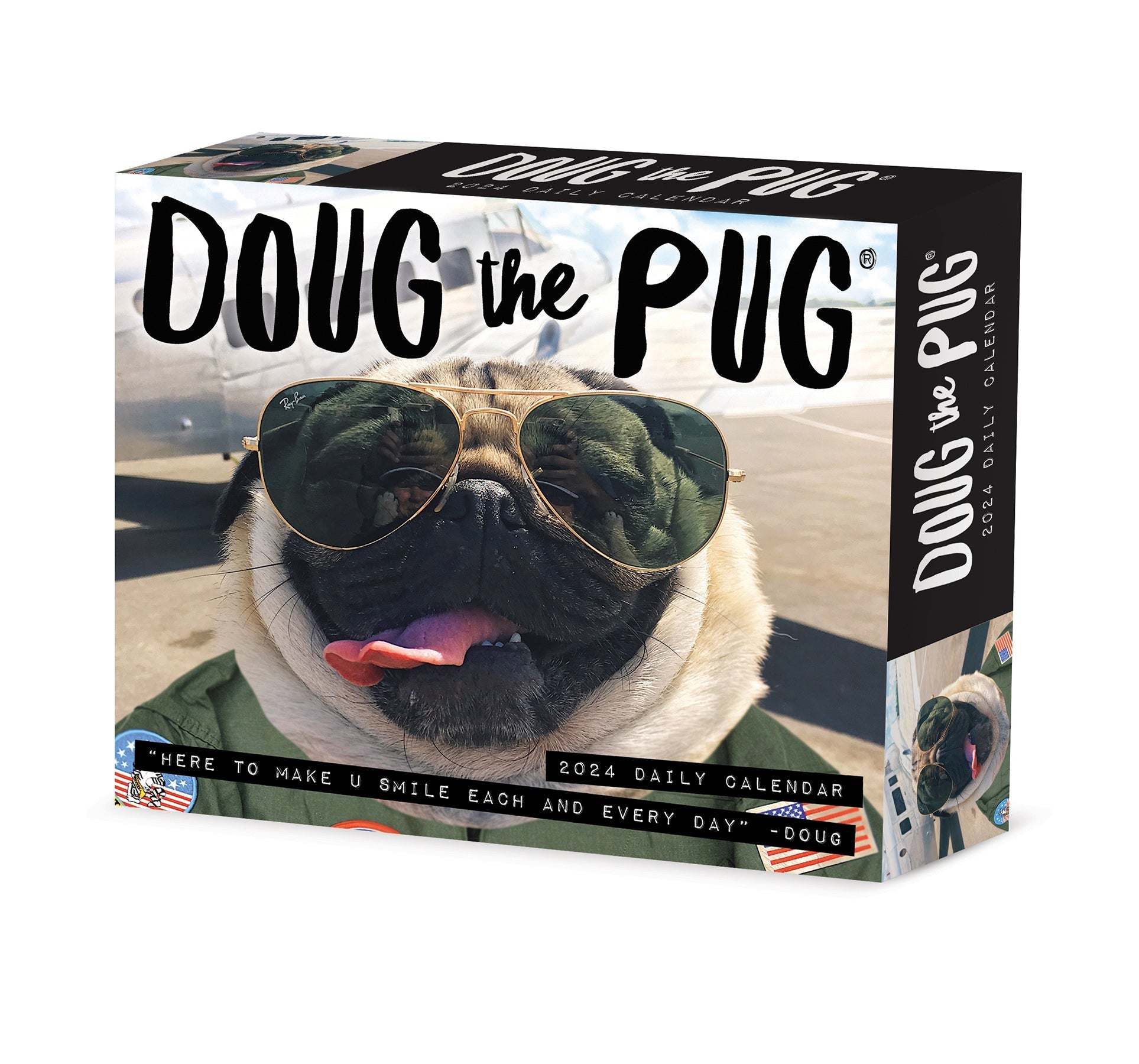 2024 Doug the Pug - Boxed Page A Day Calendar