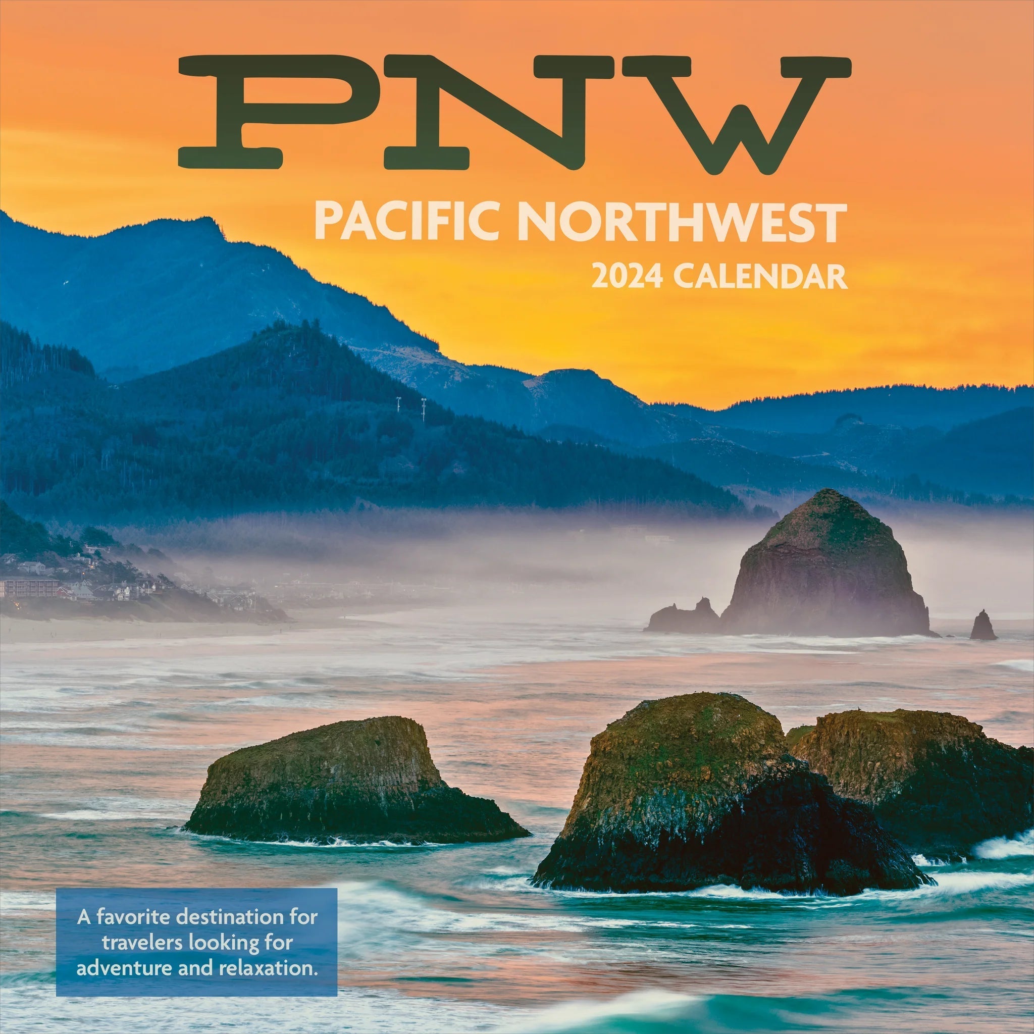 2024 Pacific Northwest - Square Wall Calendar