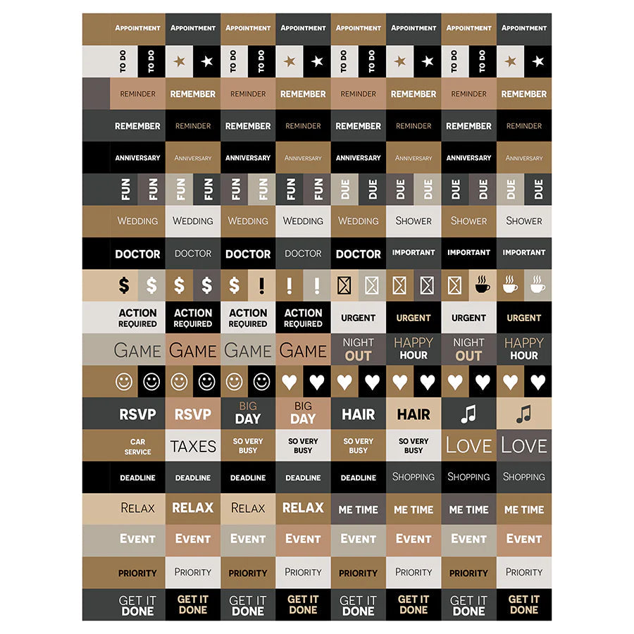 2024 Black & Tan - Large Weekly, Monthly Diary/Planner
