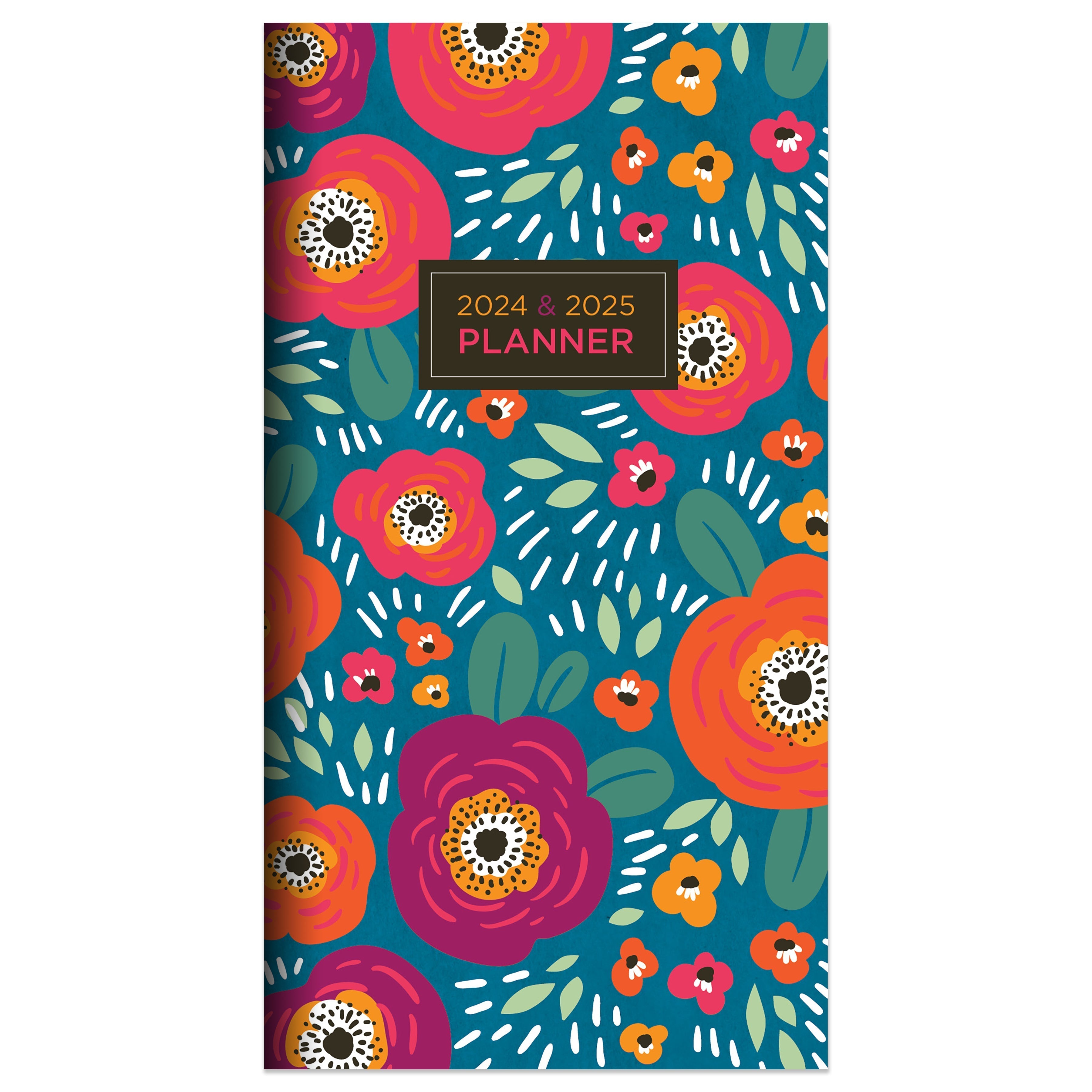 2024-2025 Bright Blooms - Small Monthly Pocket Diary/Planner
