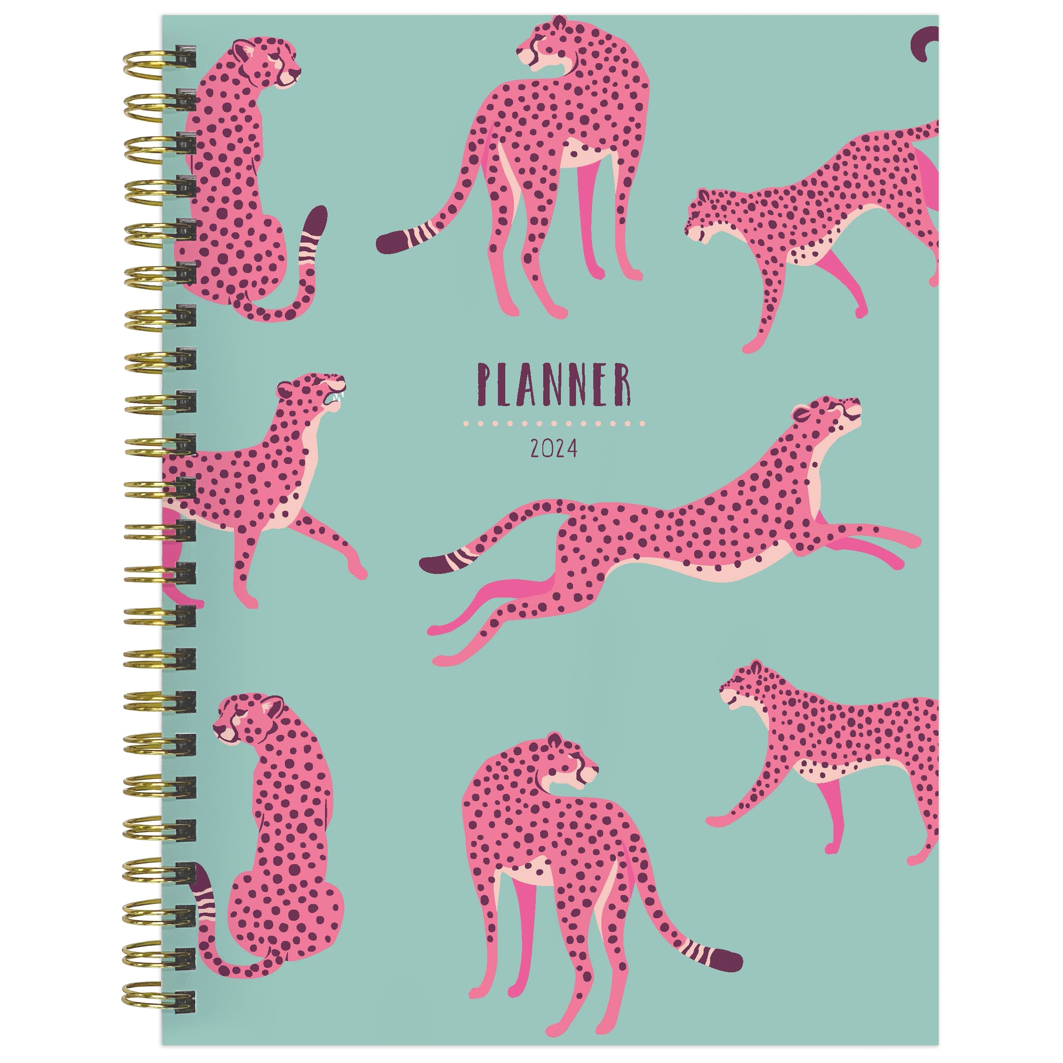 2024 Pink Panther - Medium Weekly, Monthly Diary/Planner