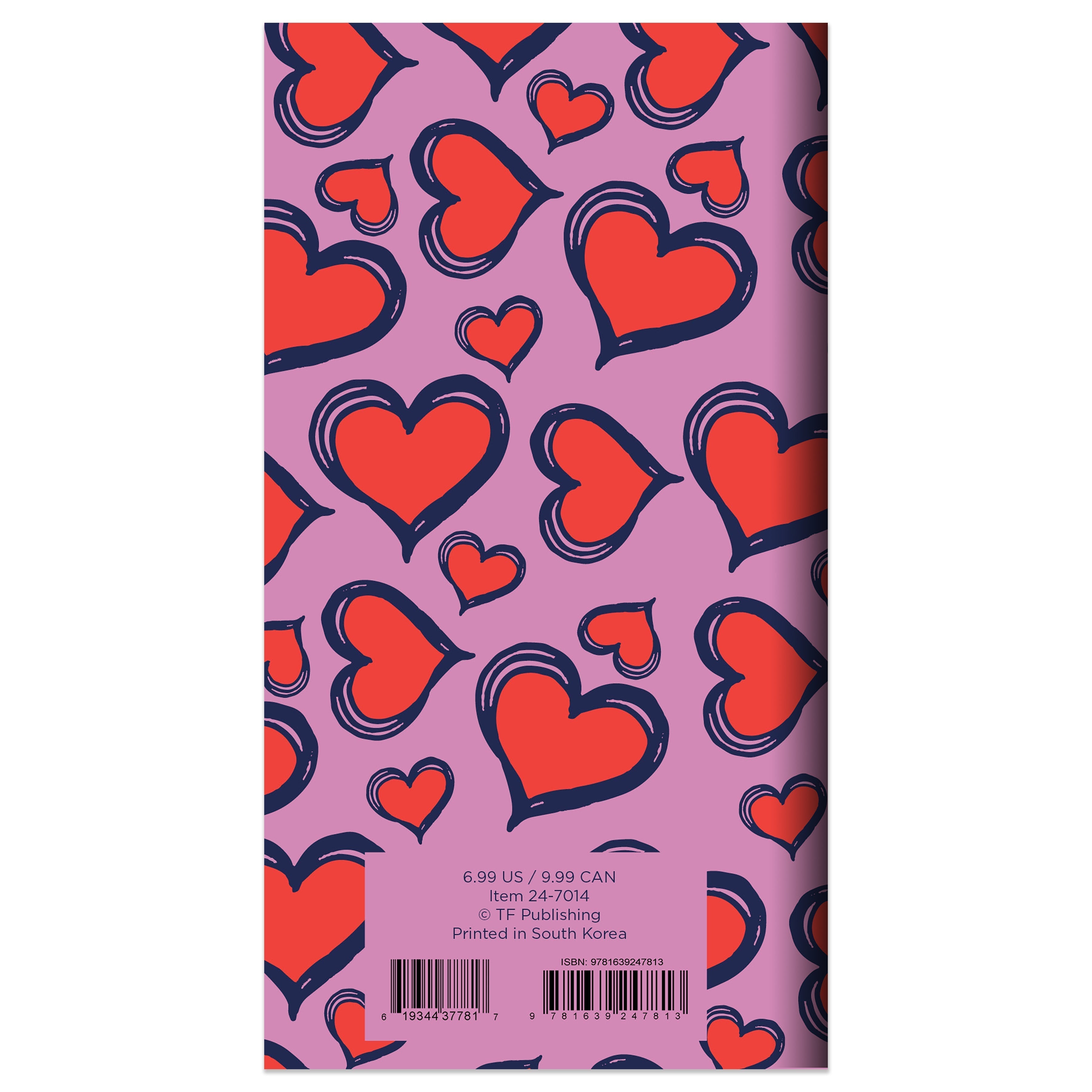 2024-2025 Lovely Hearts - Small Monthly Pocket Diary/Planner