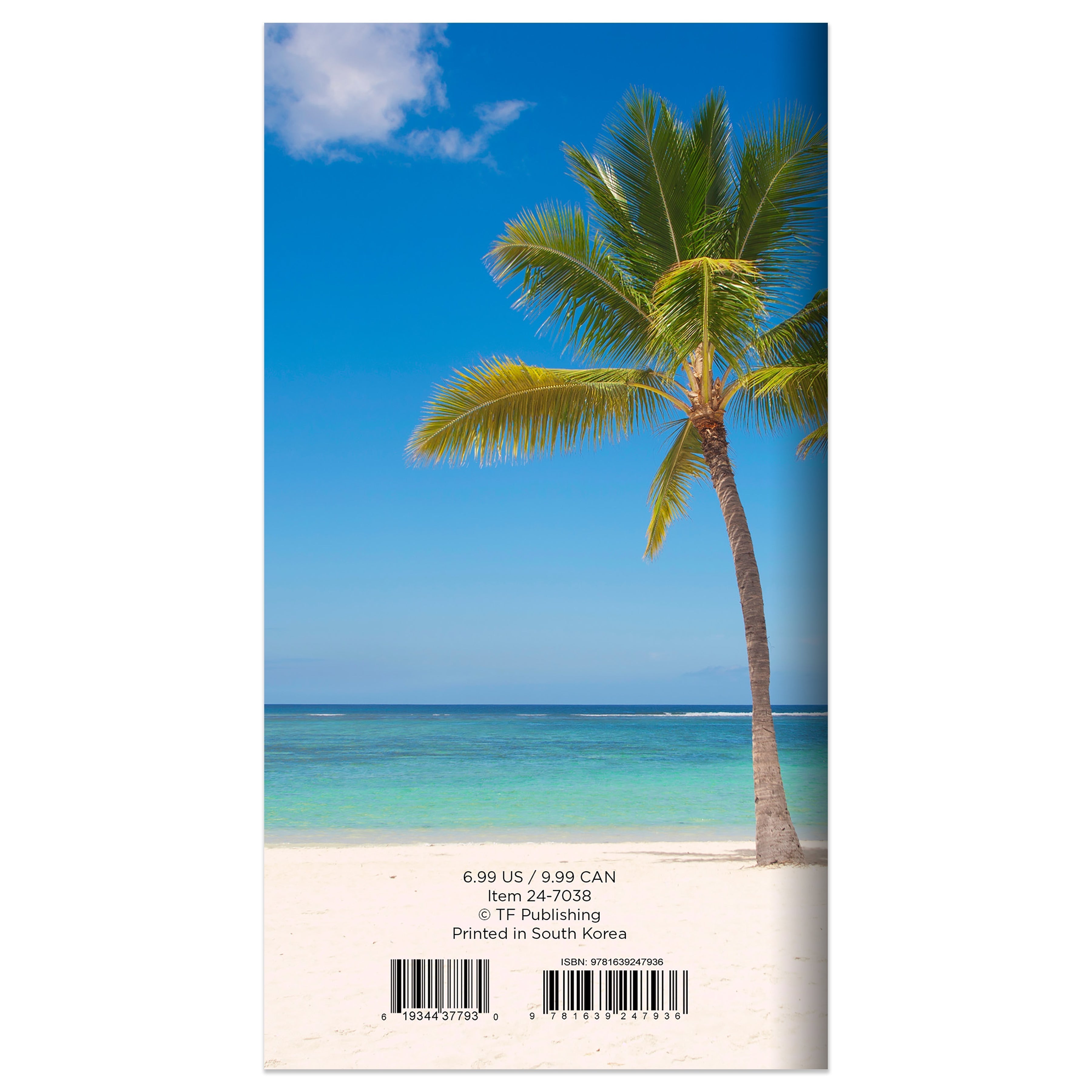 2024-2025 Tropical Beach - Small Monthly Pocket Diary/Planner