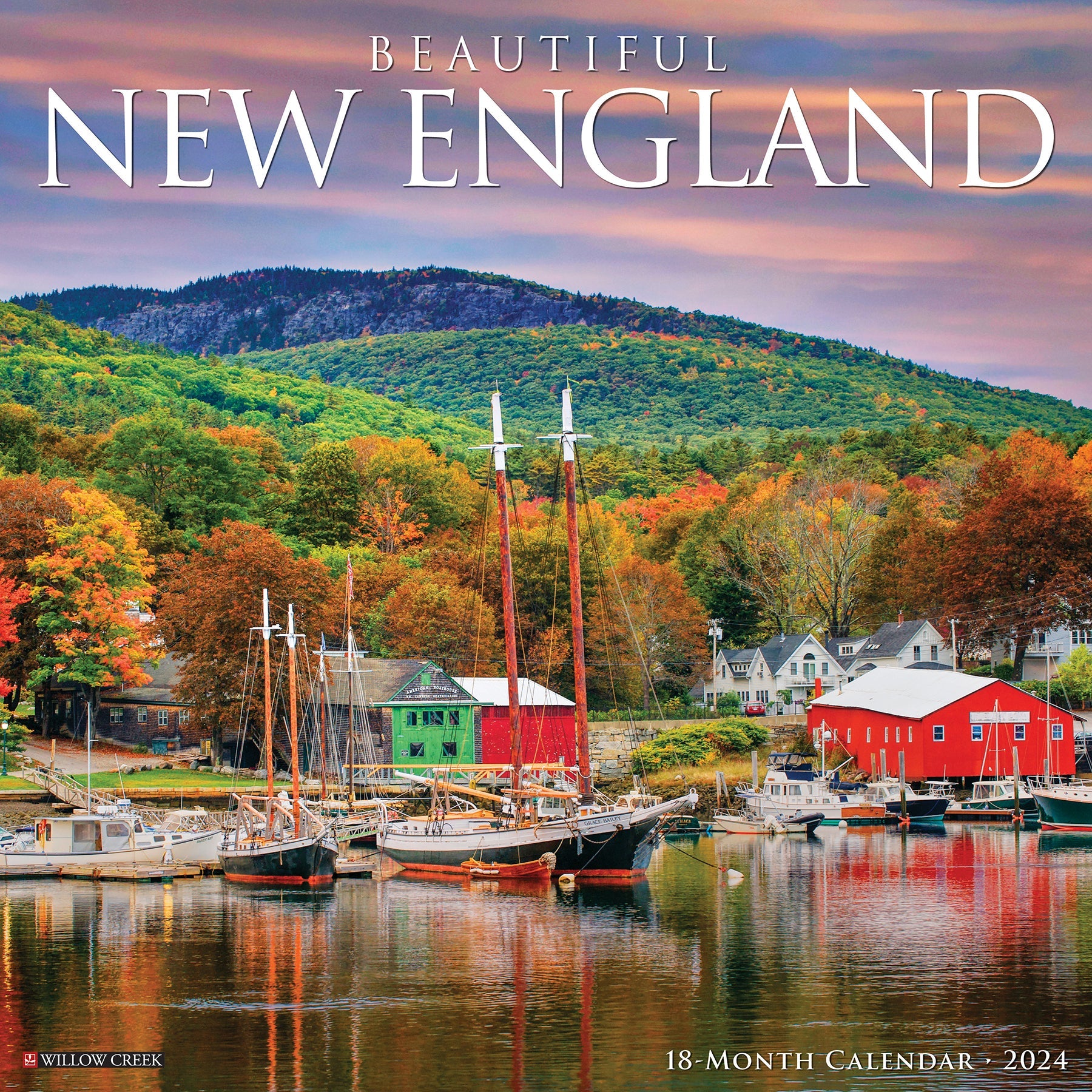 2024 Beautiful New England - Wall Calendar