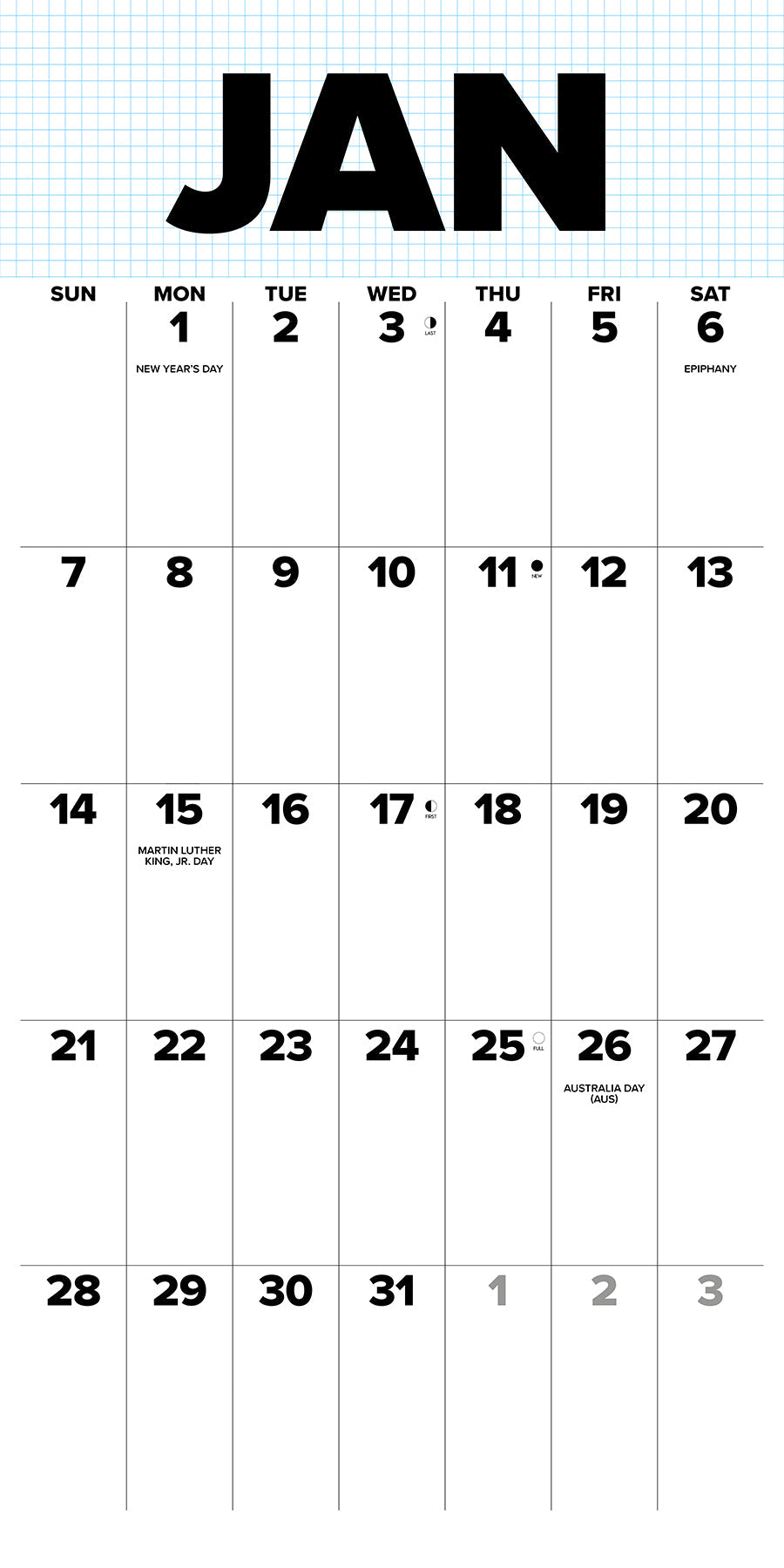 2024 Big Day - Wall Calendar