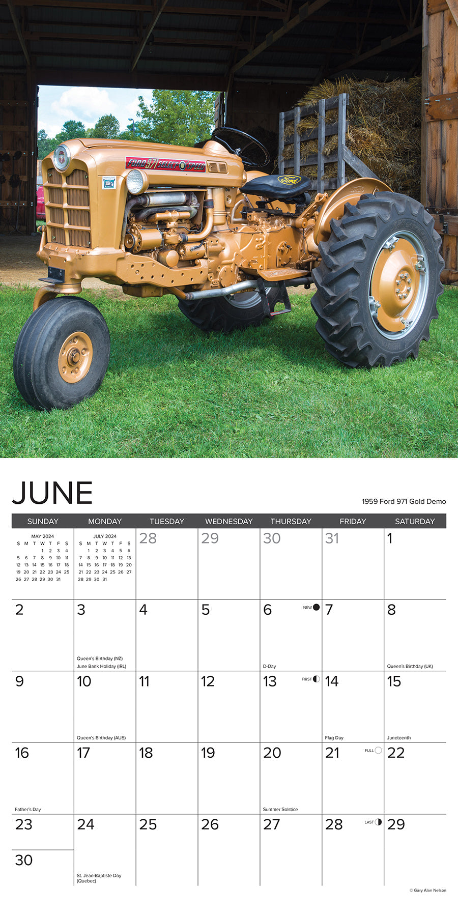 2024 Classic Tractors - Wall Calendar