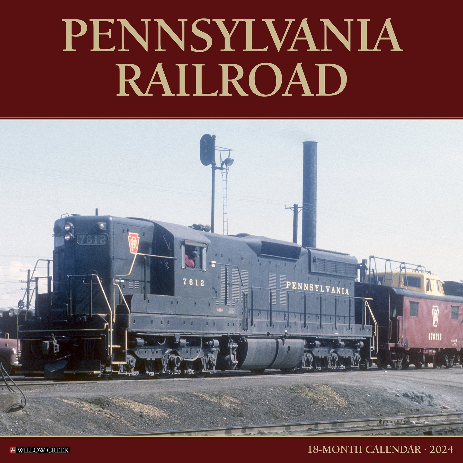 2024 Pennsylvania Railroad - Wall Calendar