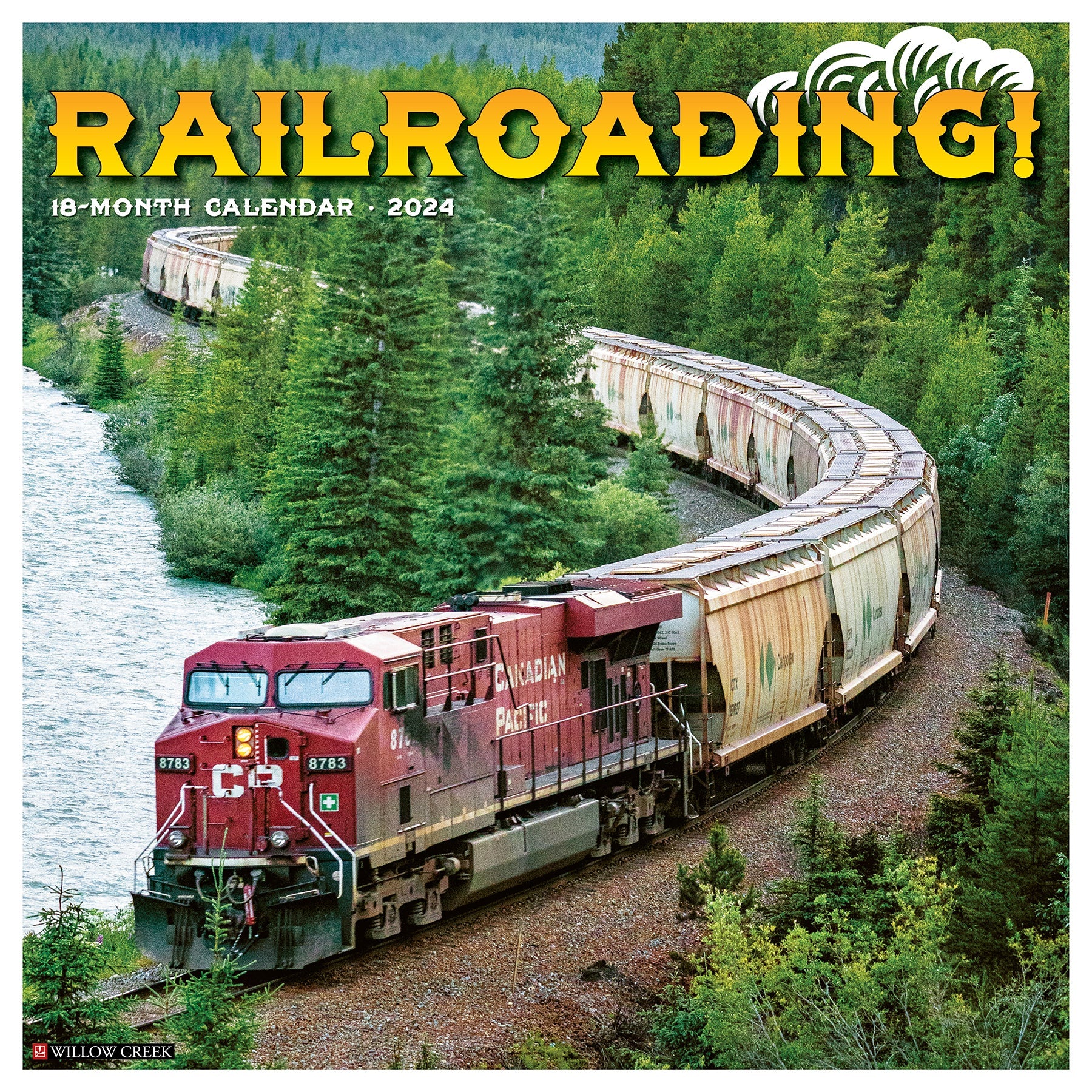 2024 Railroading - Wall Calendar