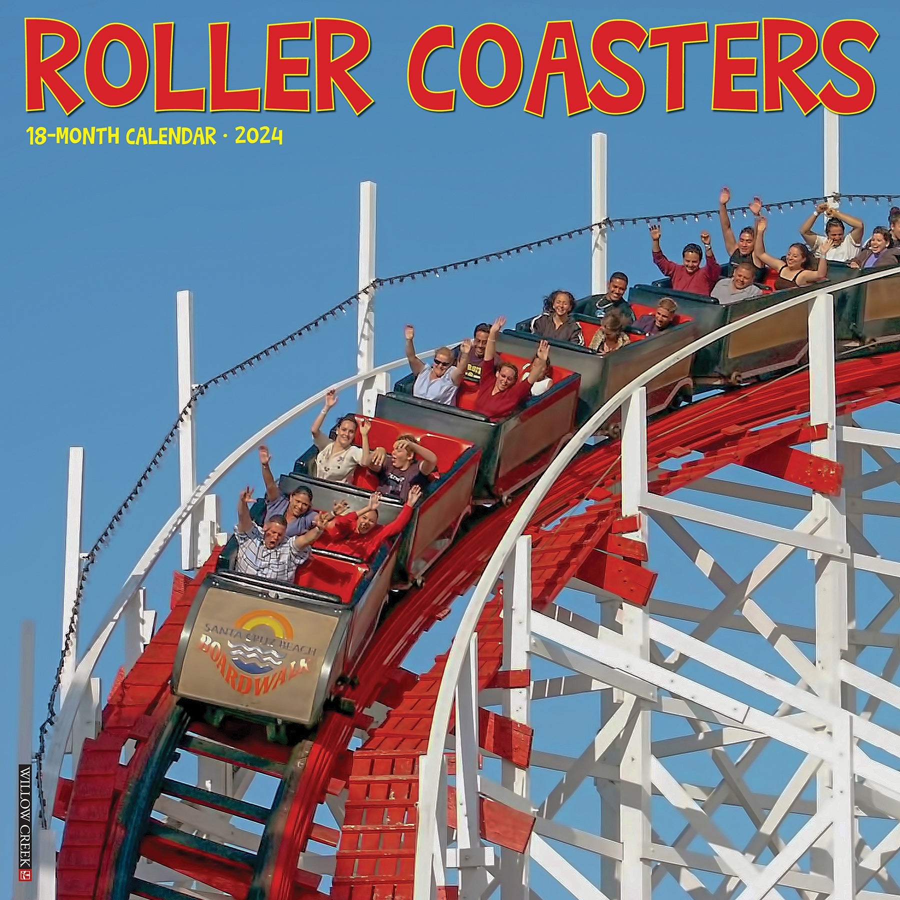 2024 Roller Coasters - Wall Calendar