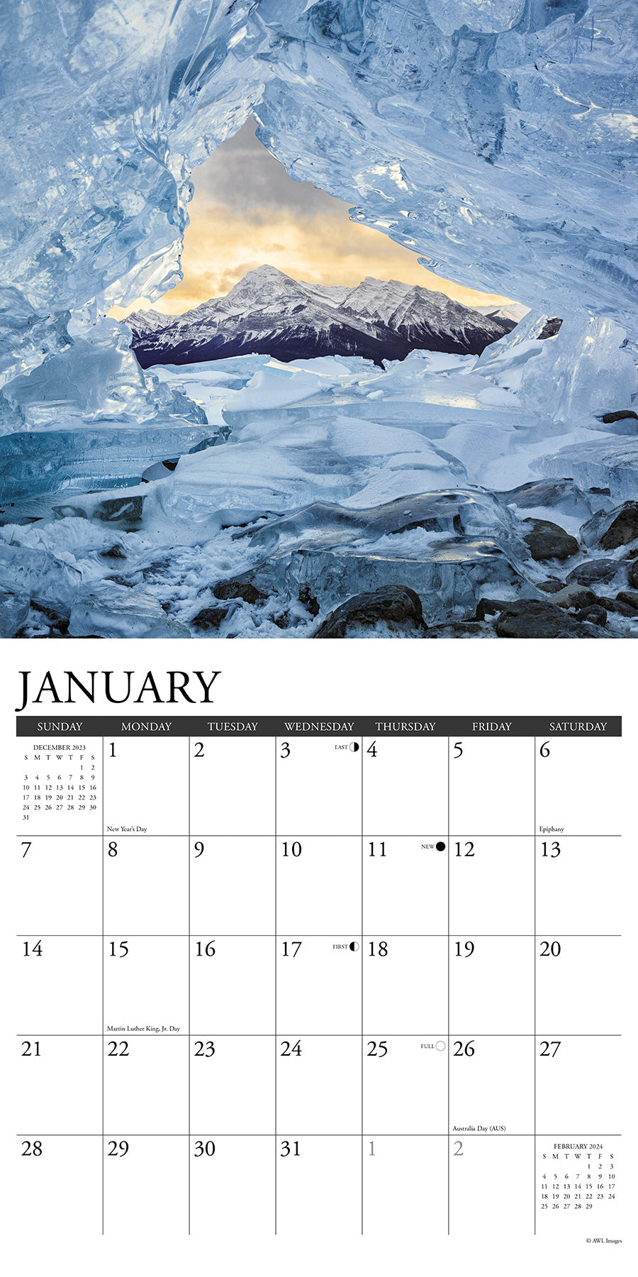 2024 Seasons - Wall Calendar