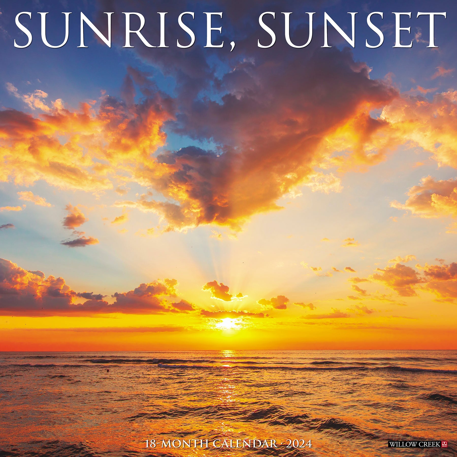 2024 Sunrise, Sunset - Wall Calendar