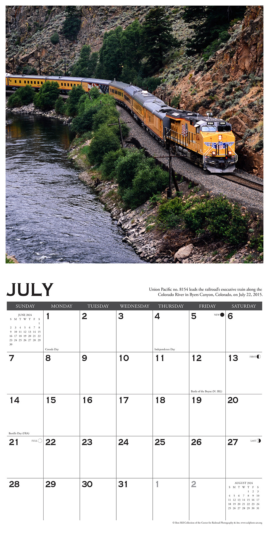 2024 Union Pacific - Wall Calendar