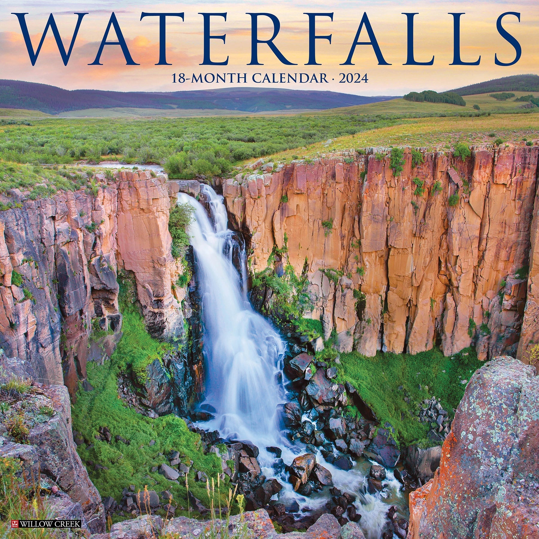 2024 Waterfalls - Wall Calendar